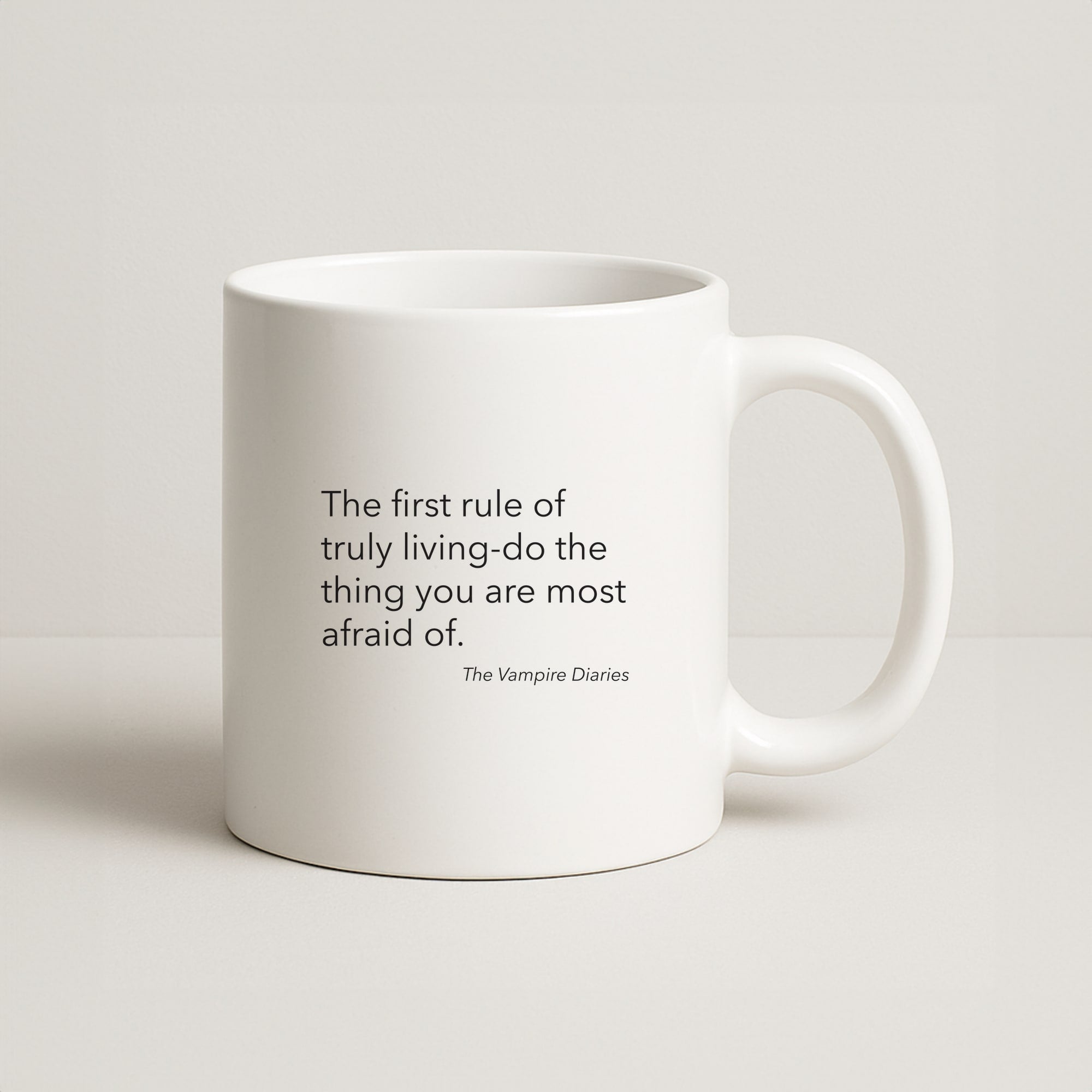 The First Rule Of Truly Living - VD Coffee Mug