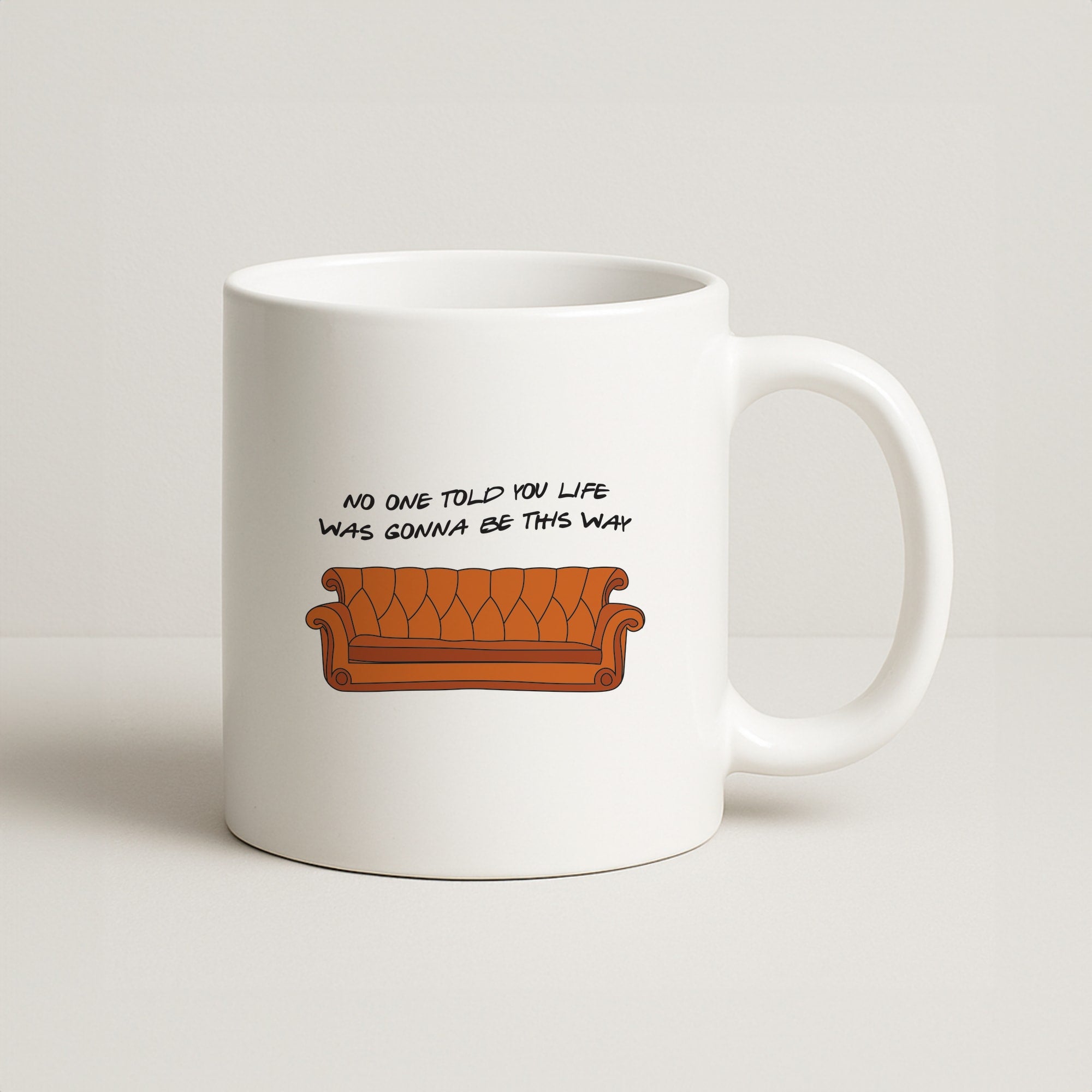 No One Told You Pattern Coffee Mug
