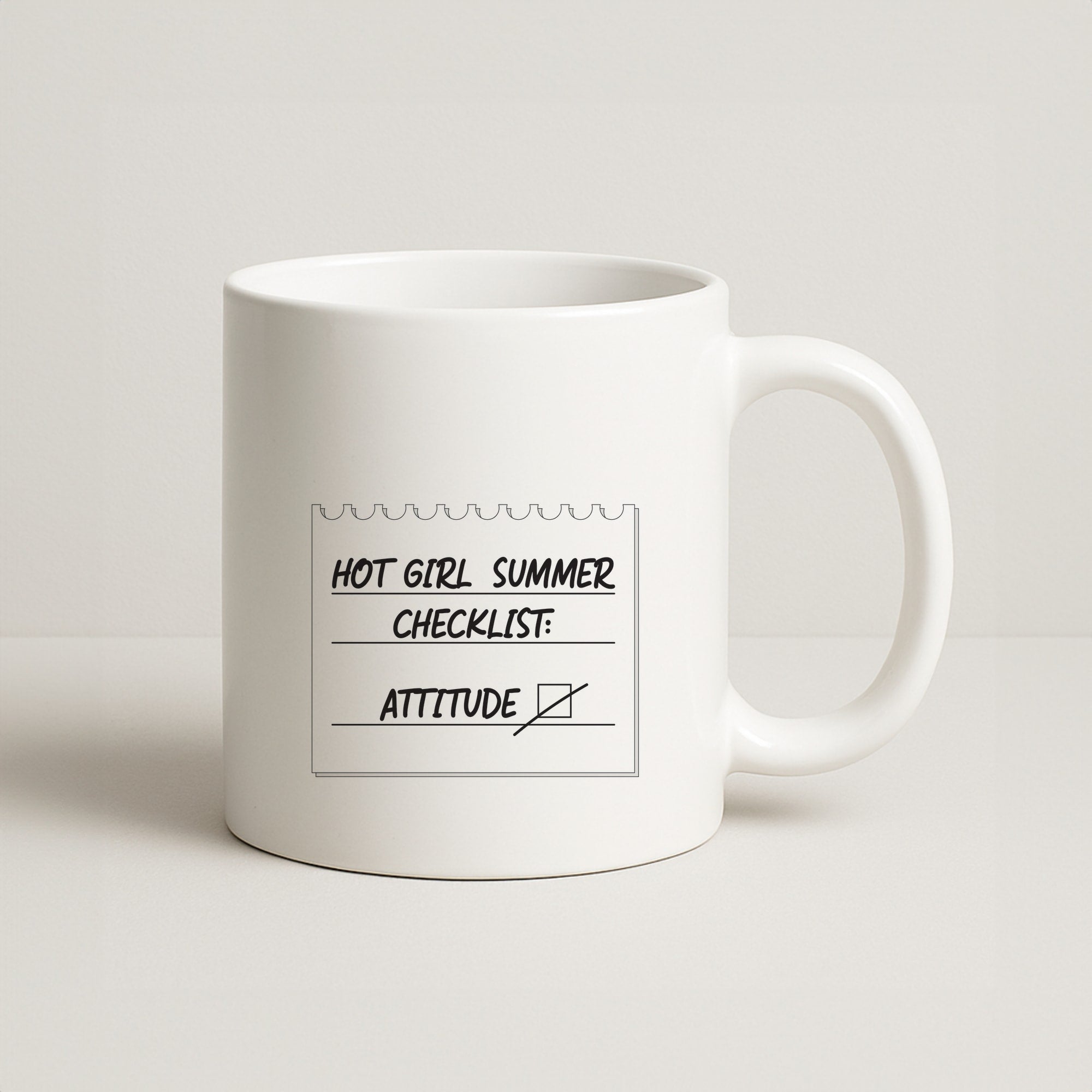 Hot Girl Summer Checklist - Summer Coffee Mug