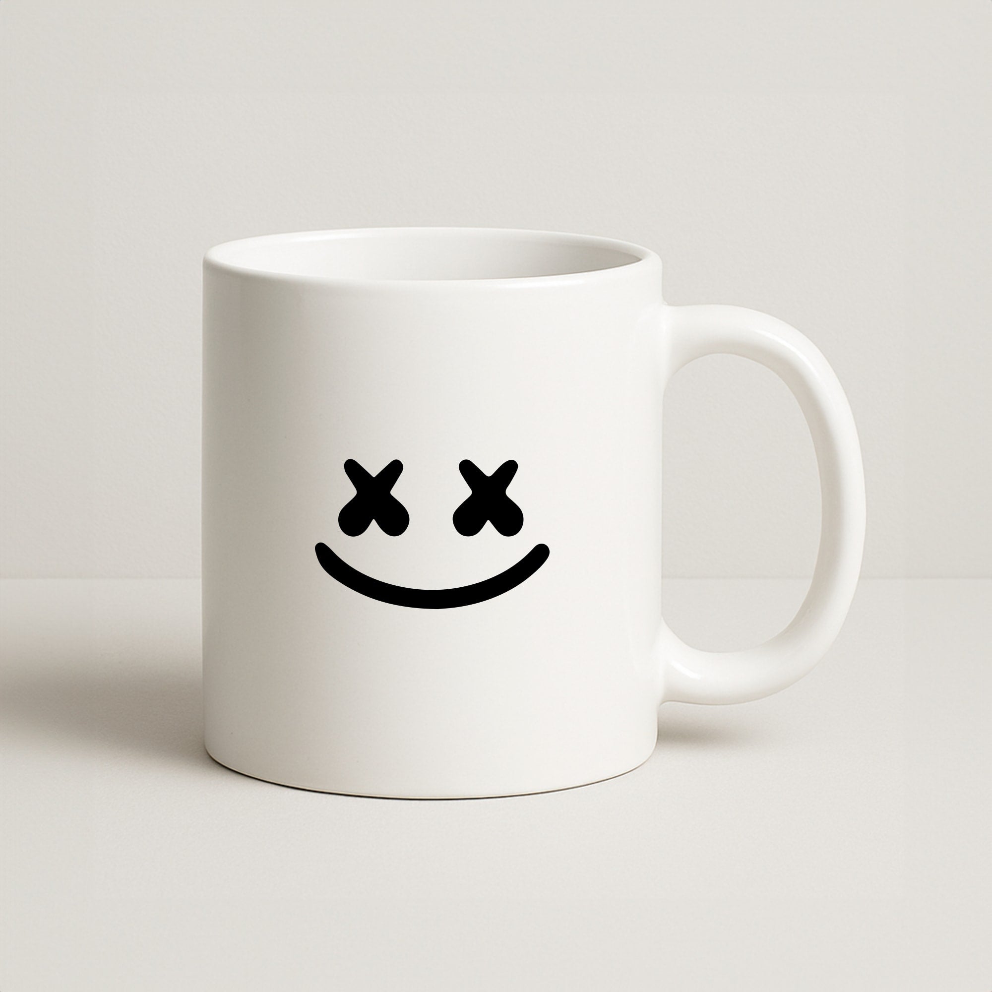 Blue White Helmet DJ Coffee Mug