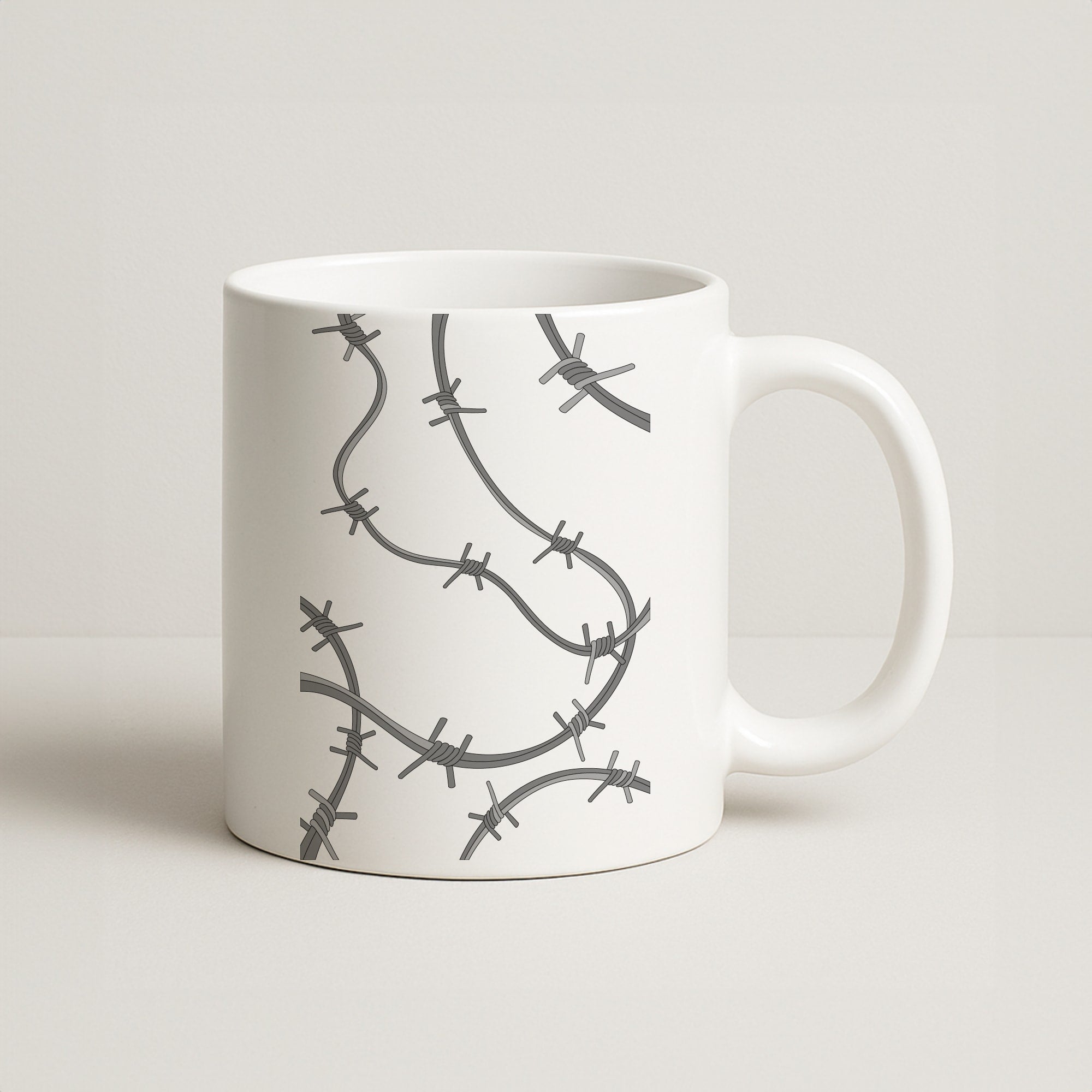 Barbed Wire - Post Coffee Mug
