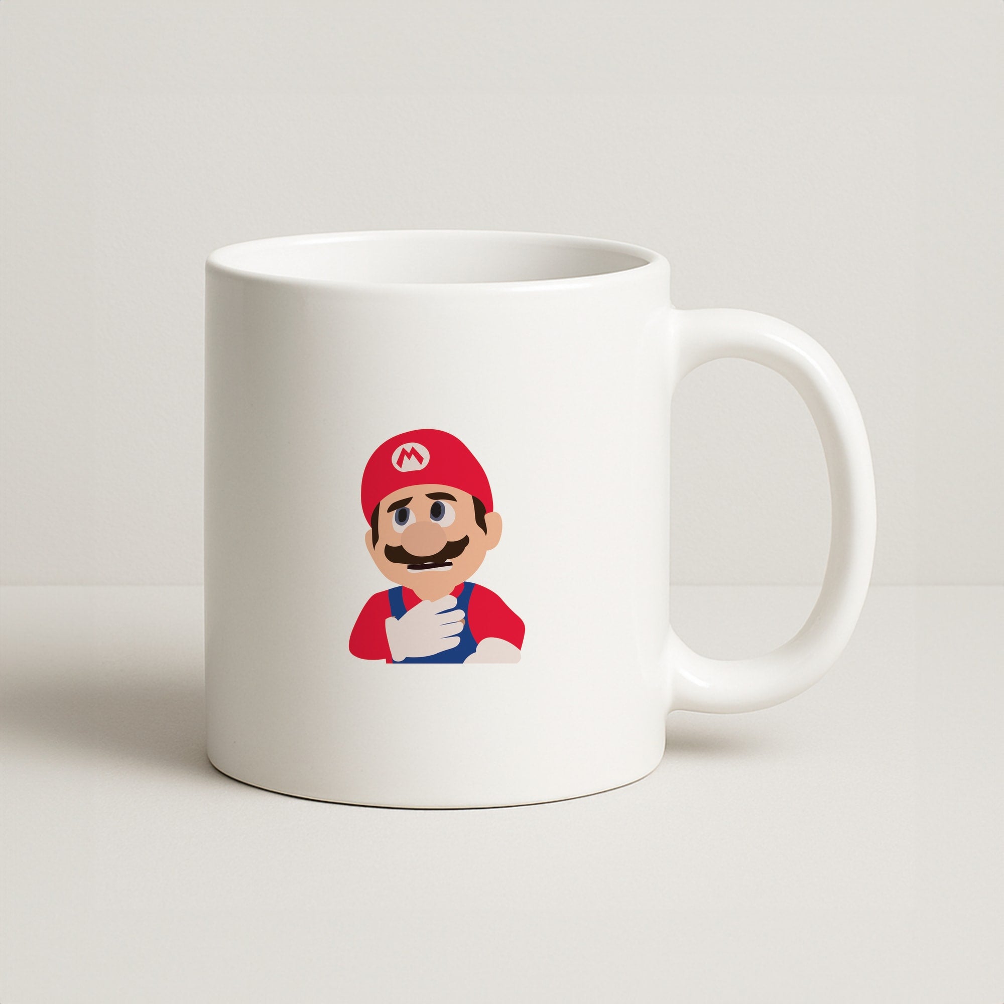 Worried Mario Coffee Mug