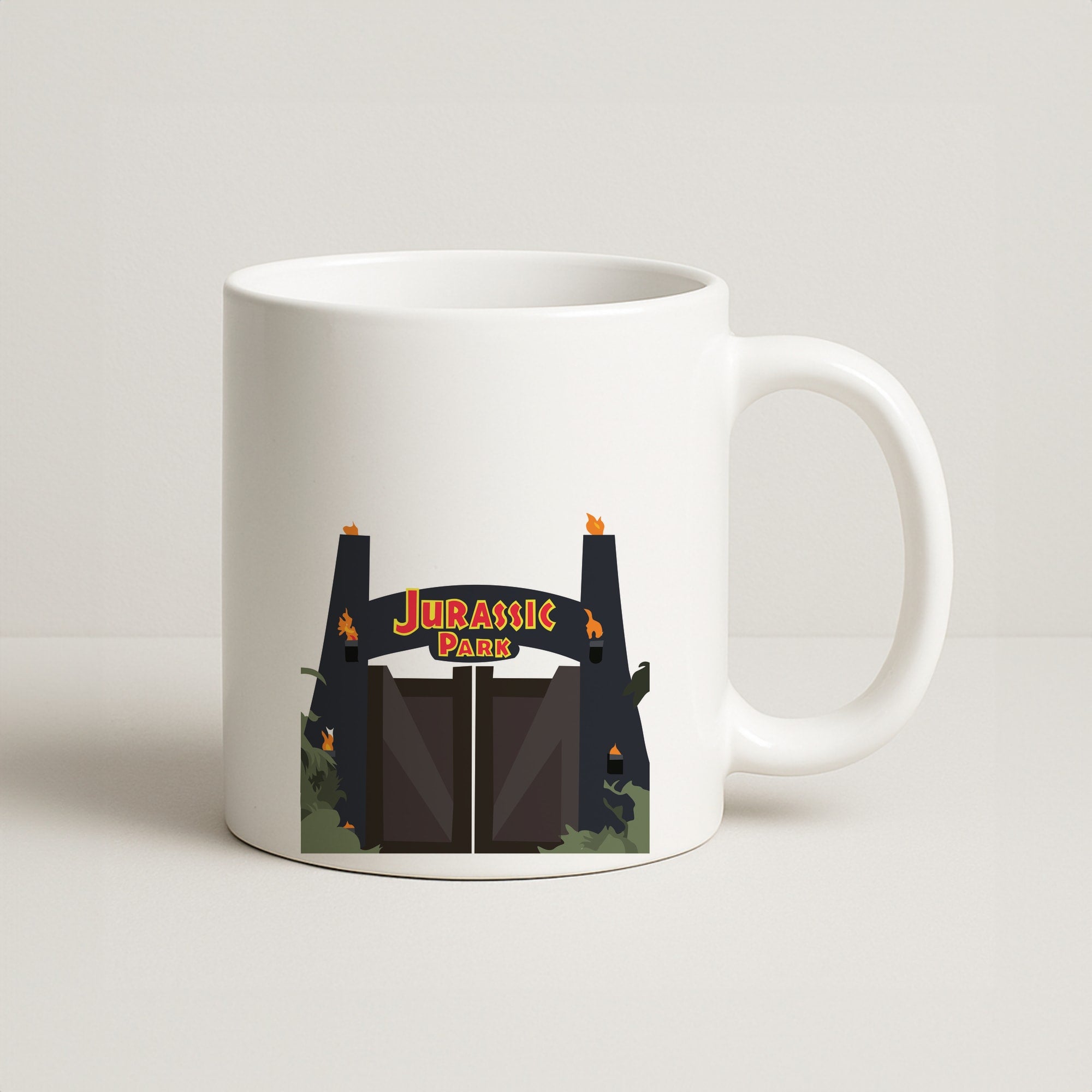 The gate - Dinosaur Park Coffee Mug