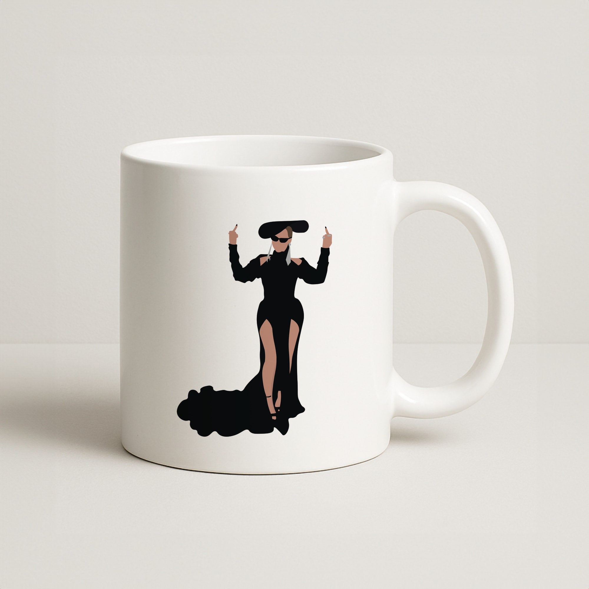 Middle Fingers - Queen B Coffee Mug