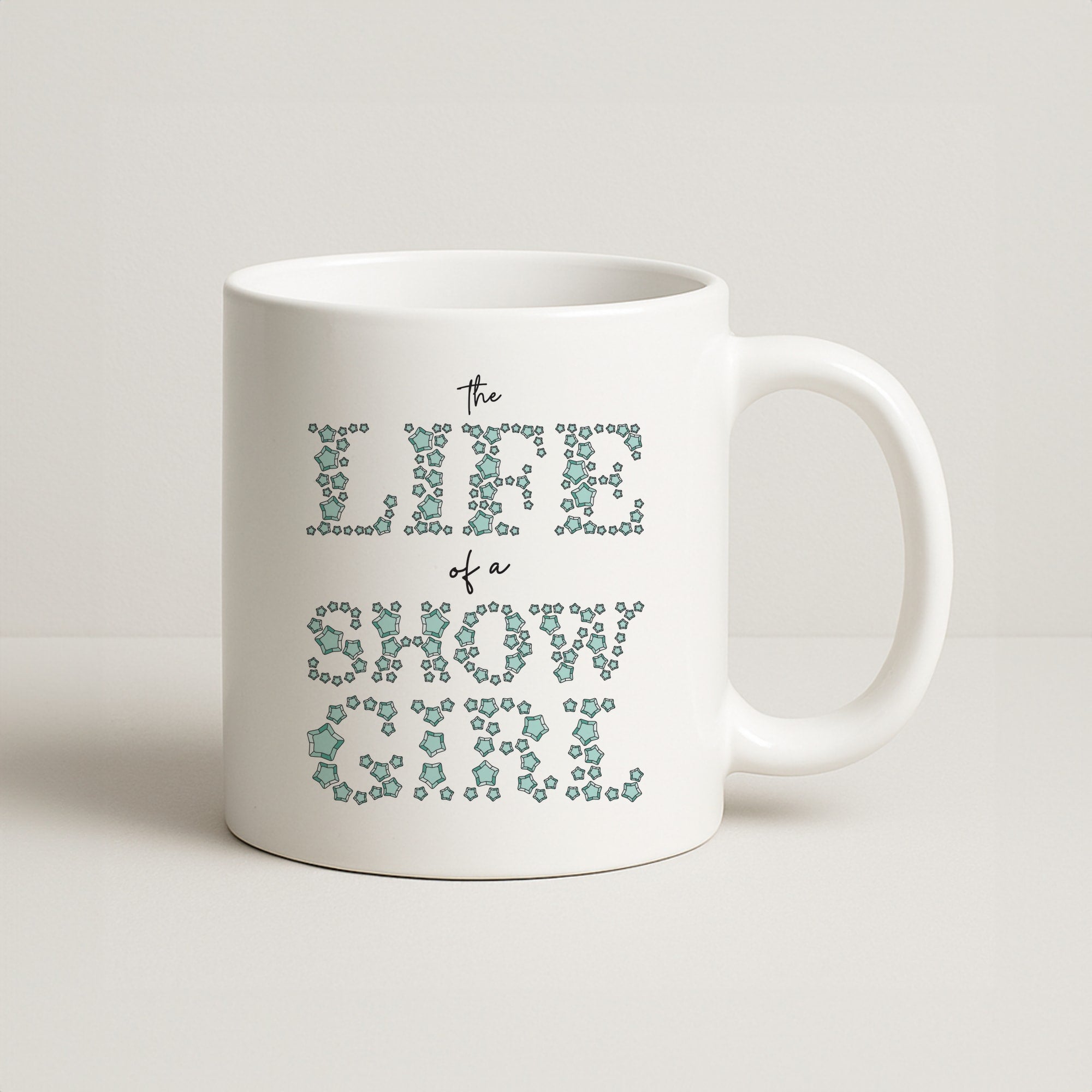TLOAS Bedazzled Writing Coffee Mug