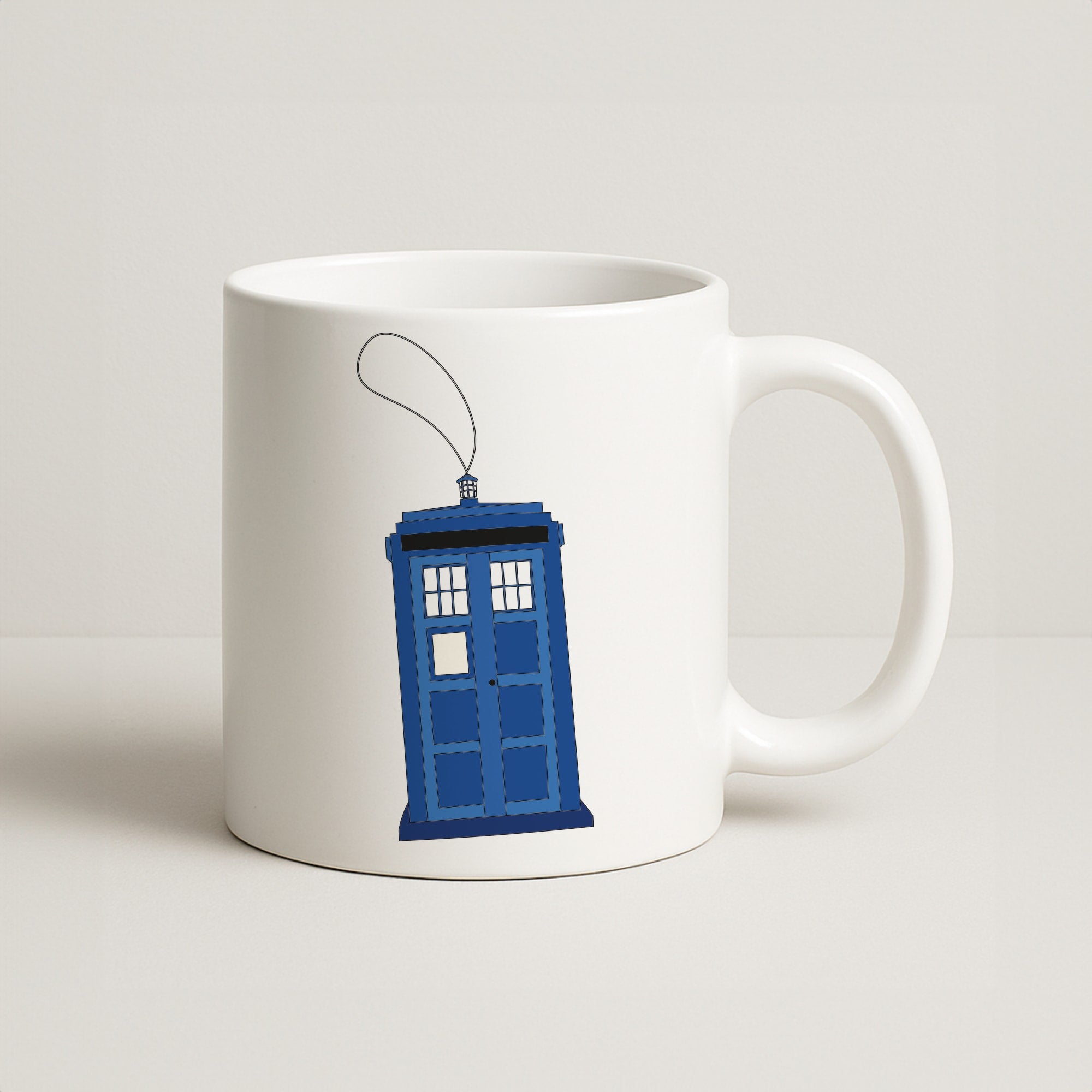 Tardis Ornement - Doctor Who Coffee Mug