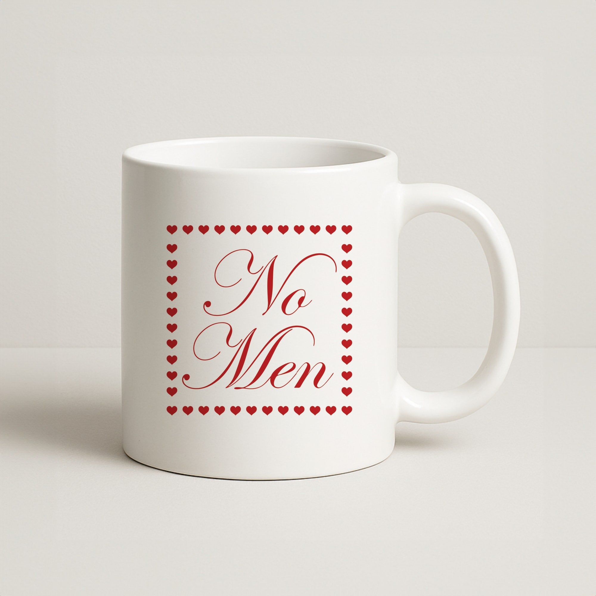 No Men Coffee Mug
