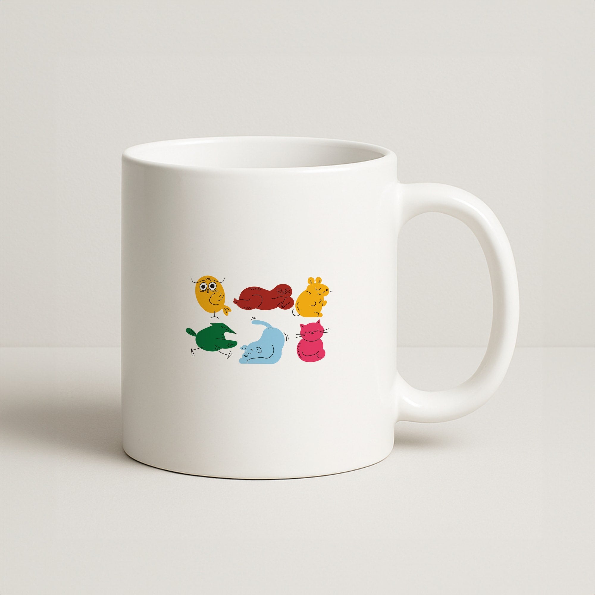 Animal Doodles - Emma Chamerlain Coffee Mug
