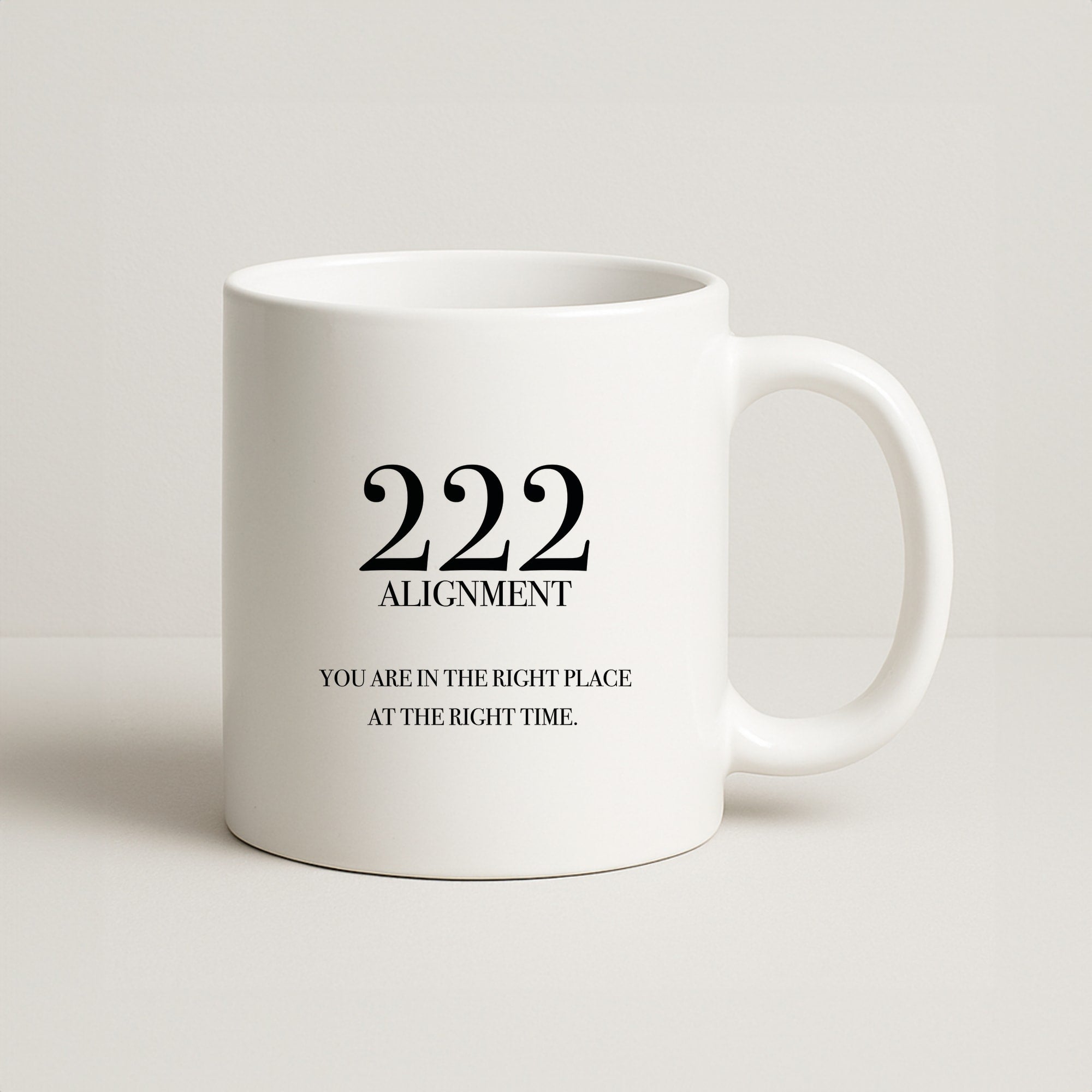 222 - Angel Numbers Coffee Mug