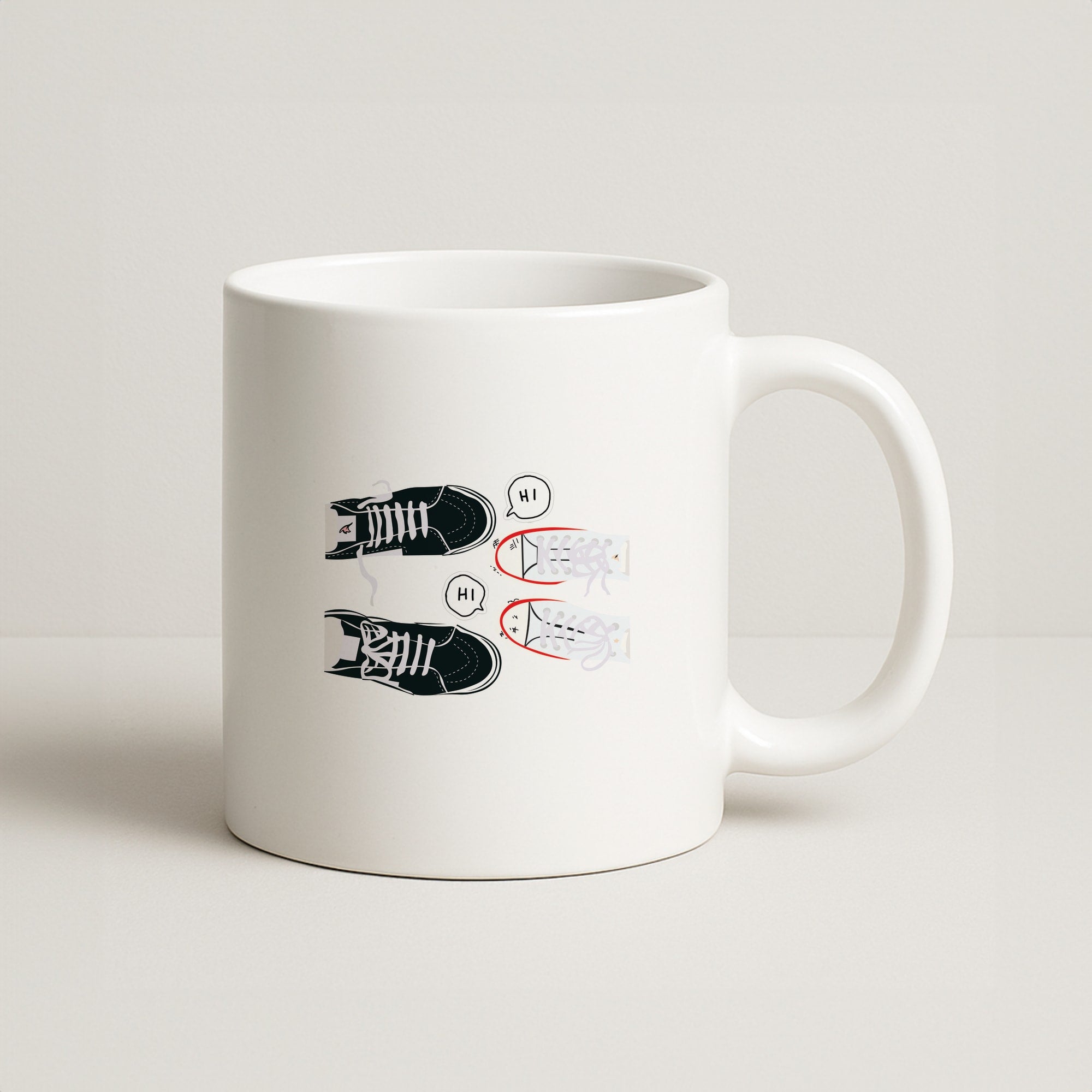 Hi - Heart TV Coffee Mug