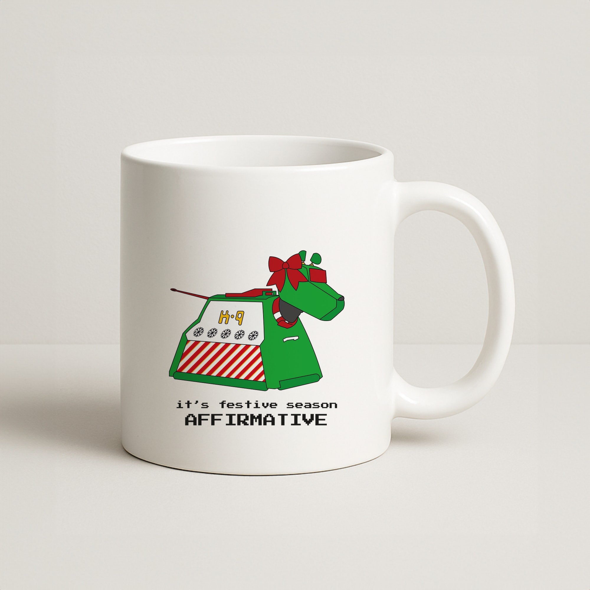 K9 Festive Season - Doctor Who Coffee Mug