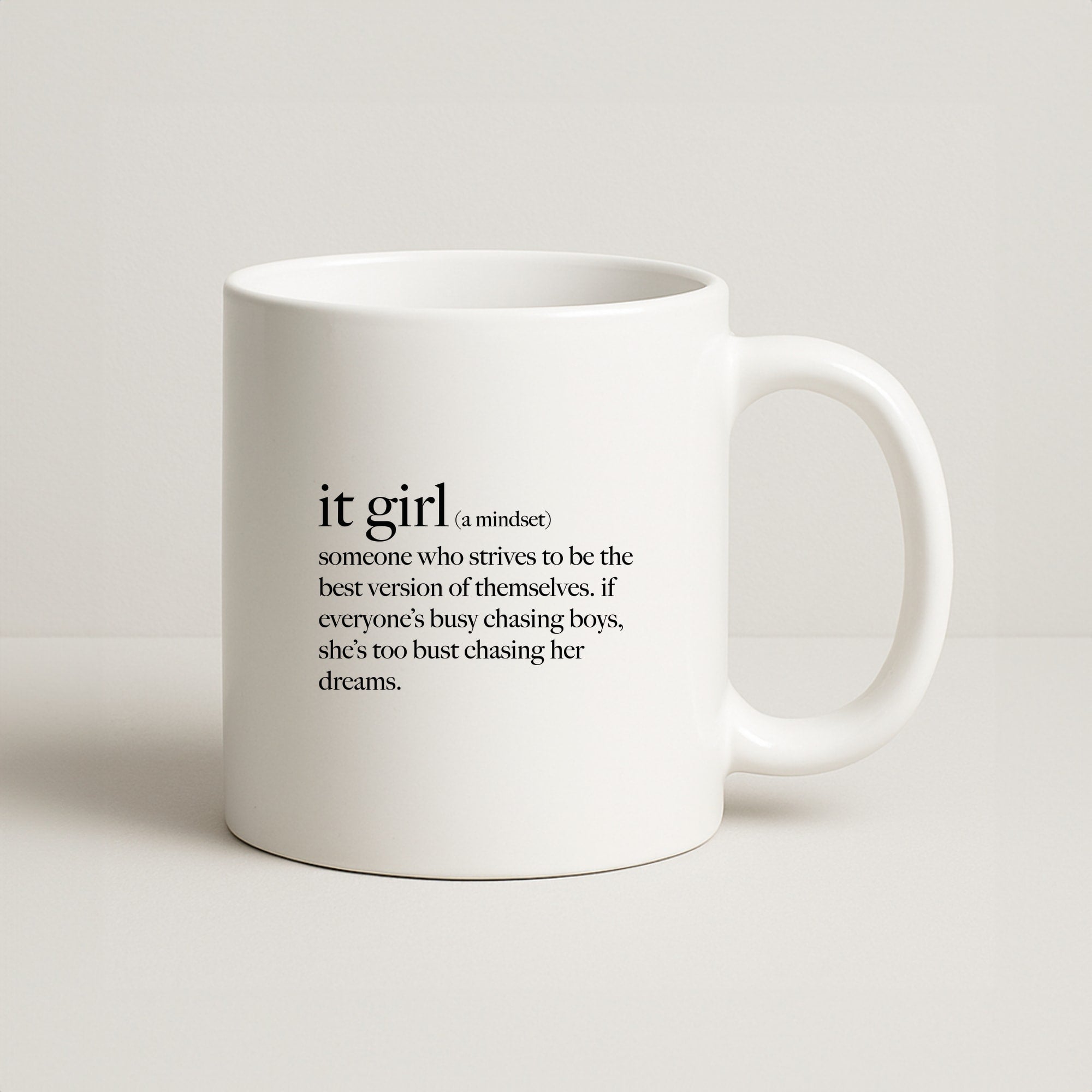 It Girl - Clean Girl Aesthetic Coffee Mug