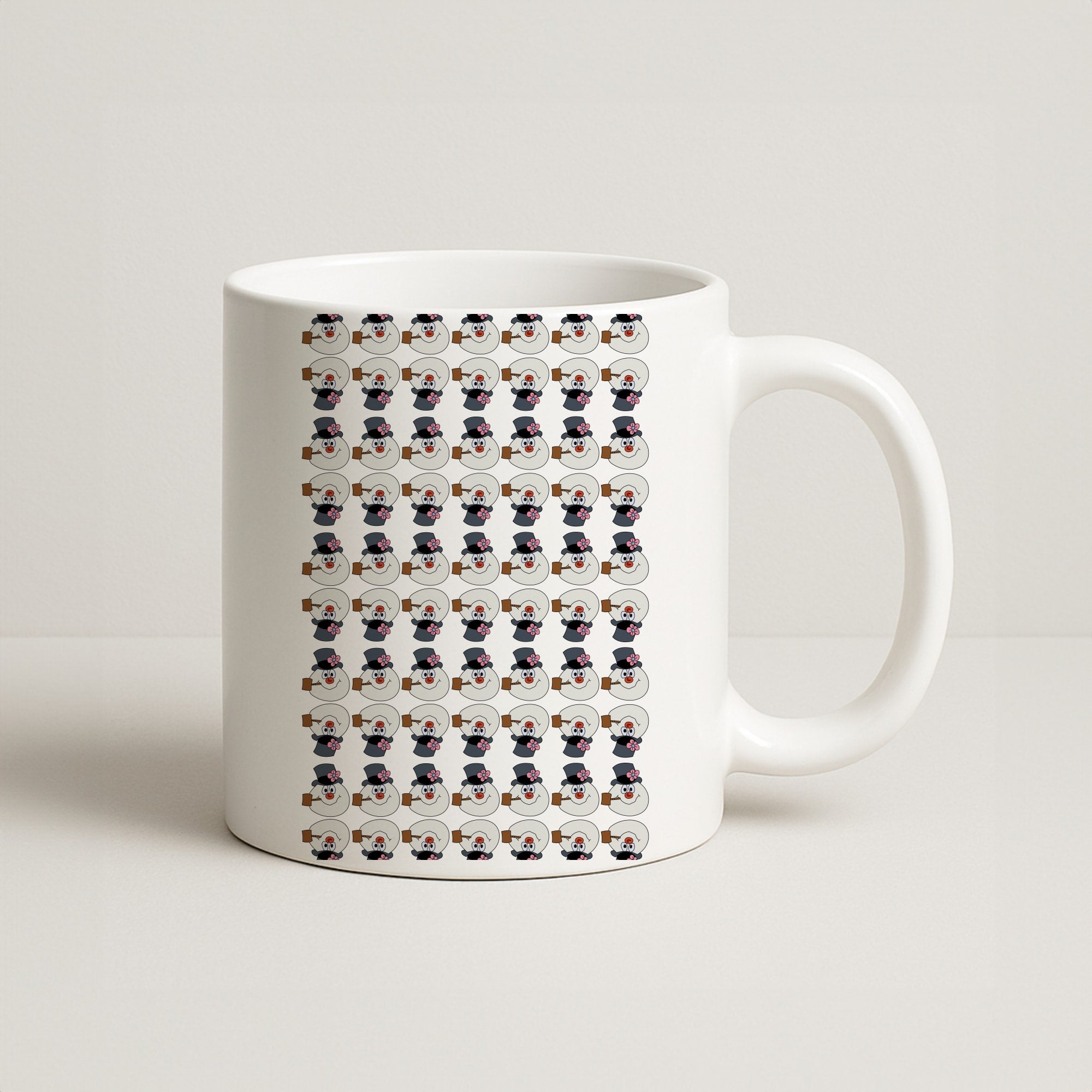 Pattern - Snowman Coffee Mug