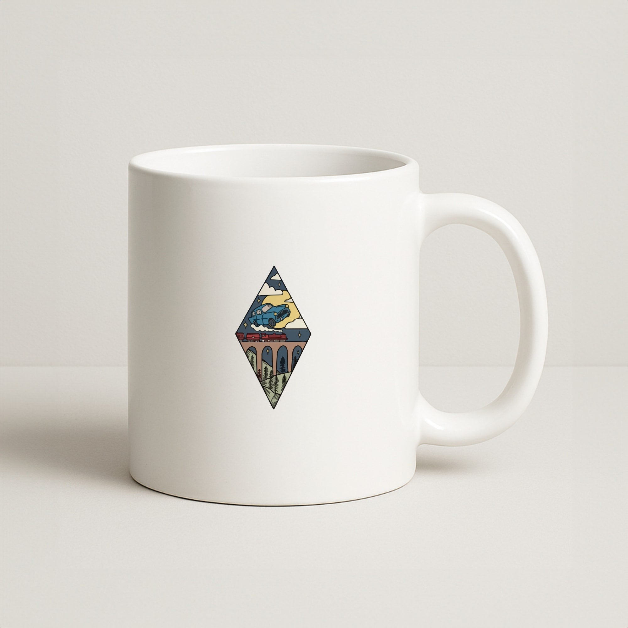 Flying Car Coffee Mug