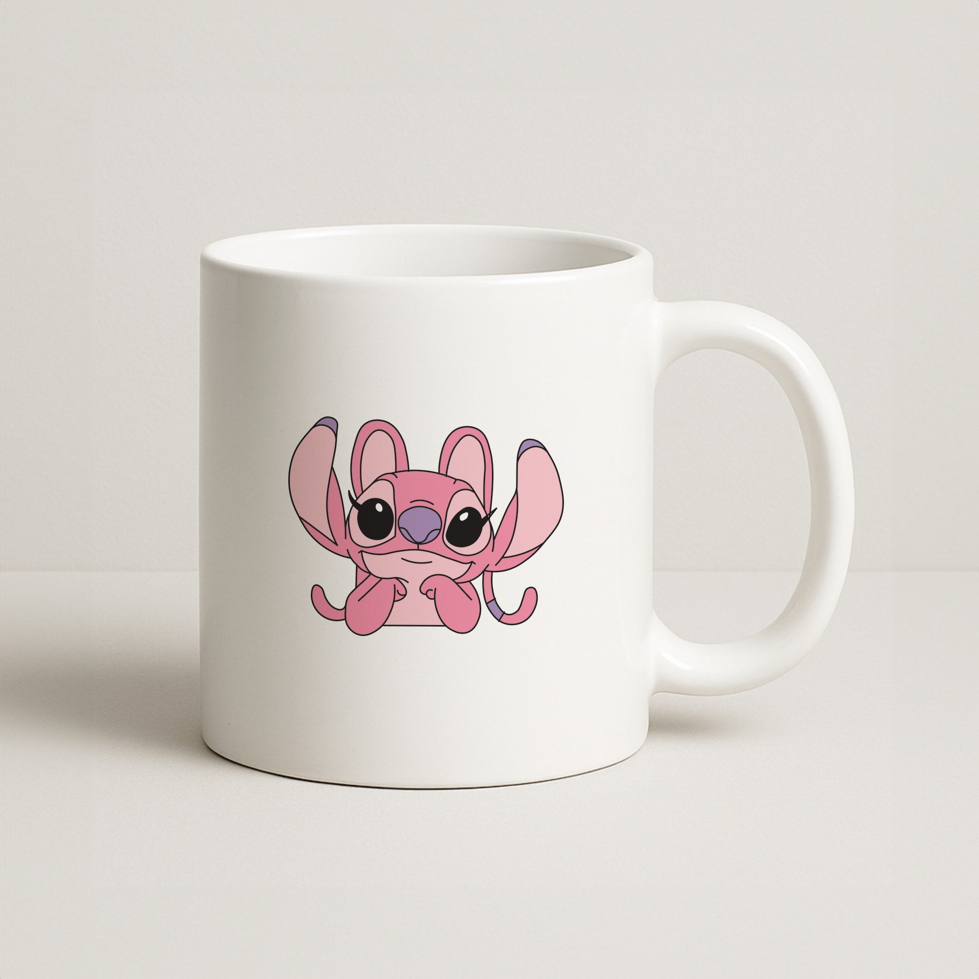 Gazing - Pink Alien Coffee Mug