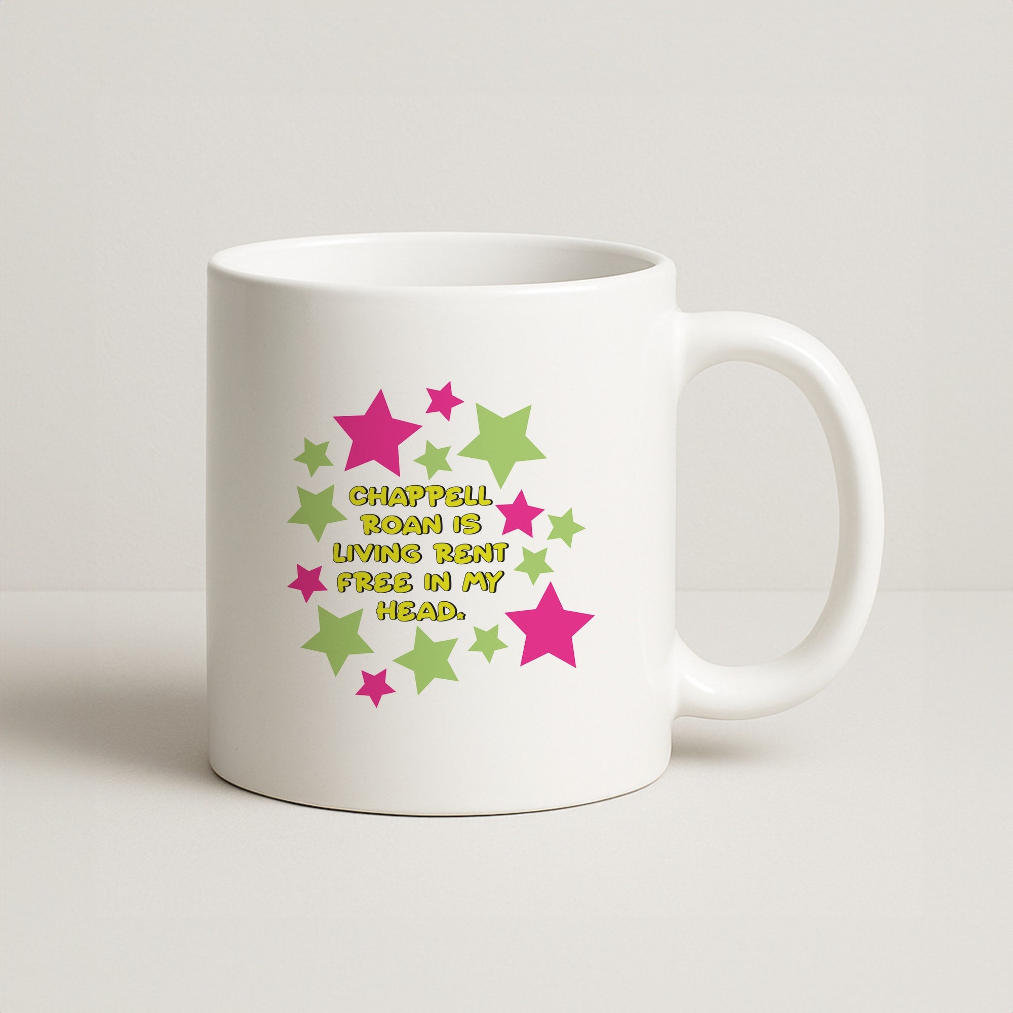 Chappell Rent Free In My Head Coffee Mug