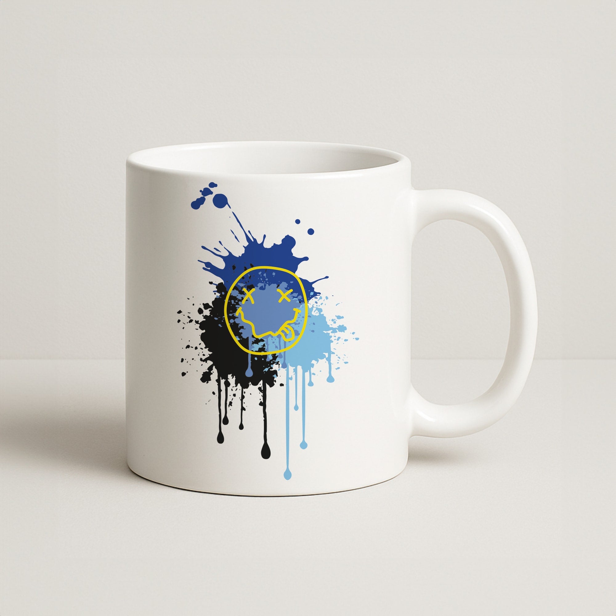 Blue Graffiti - Skate Aesthetic  Coffee Mug