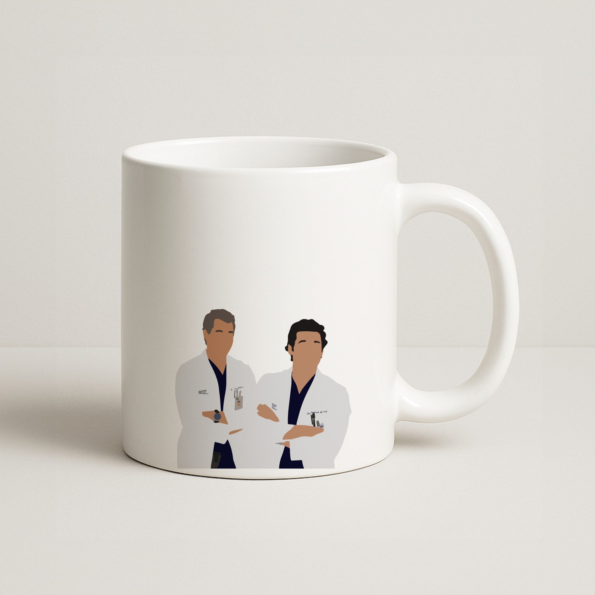 Two Doctors Arm Crossed - Grey's Coffee Mug