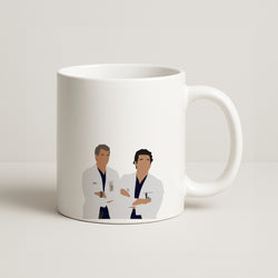 Two Doctors Arm Crossed - Grey's Coffee Mug