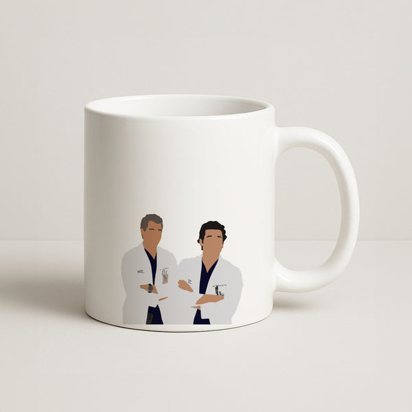 Two Doctors Arm Crossed - Grey's Coffee Mug