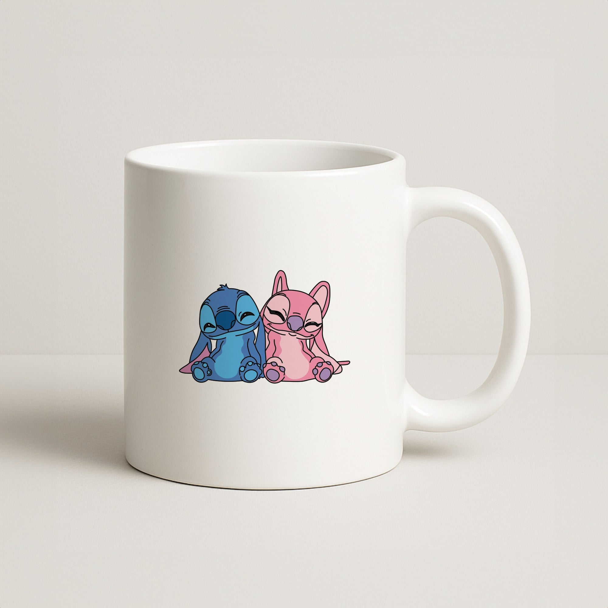 Best Friends - Pink Alien Coffee Mug