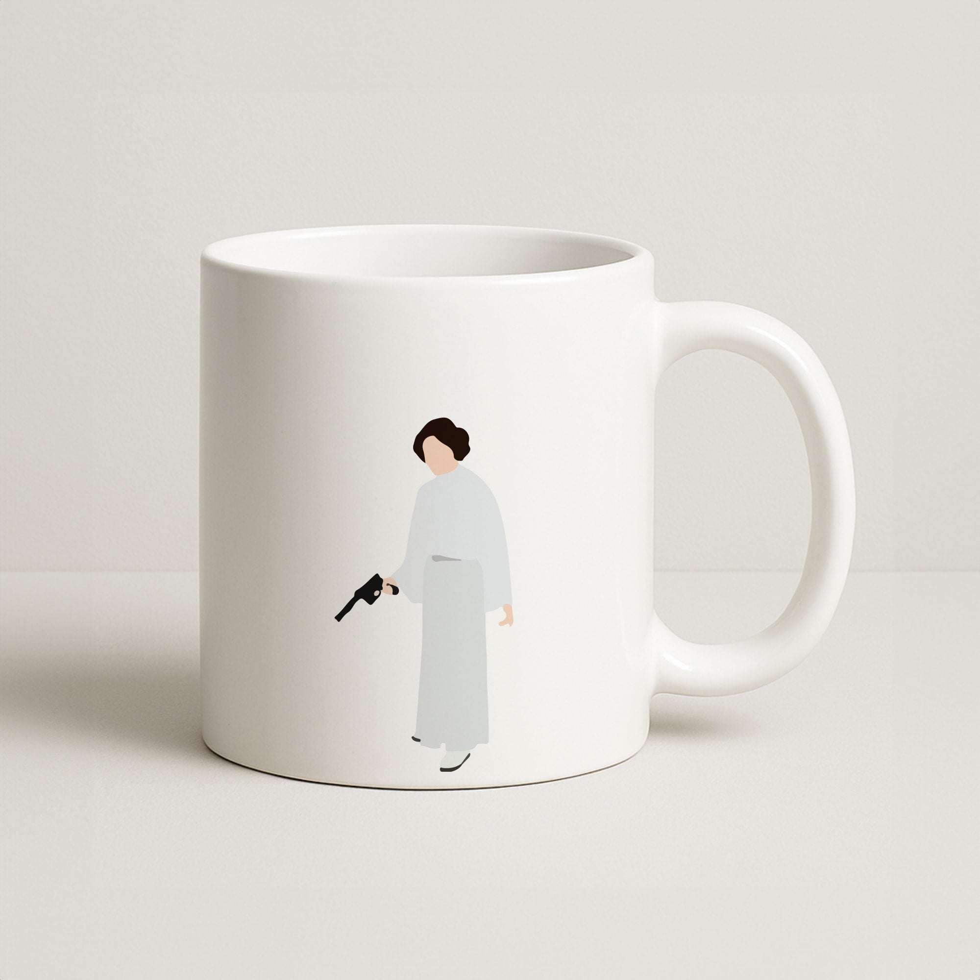 Leia Faceless With Gun Coffee Mug