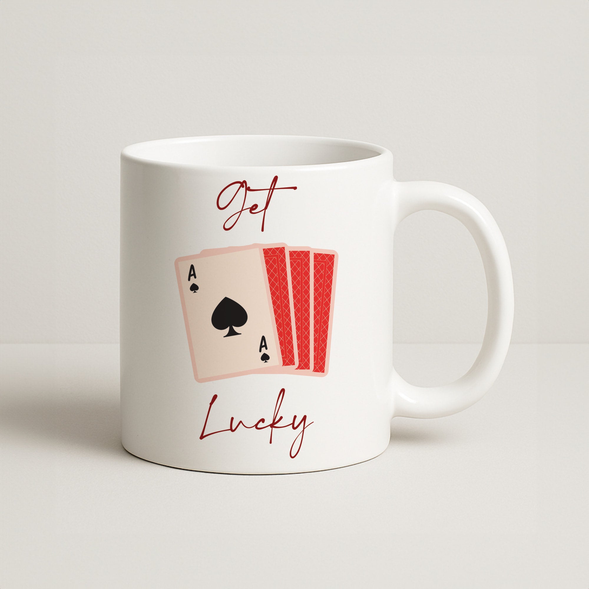 Get Lucky Set Of Cards Coffee Mug