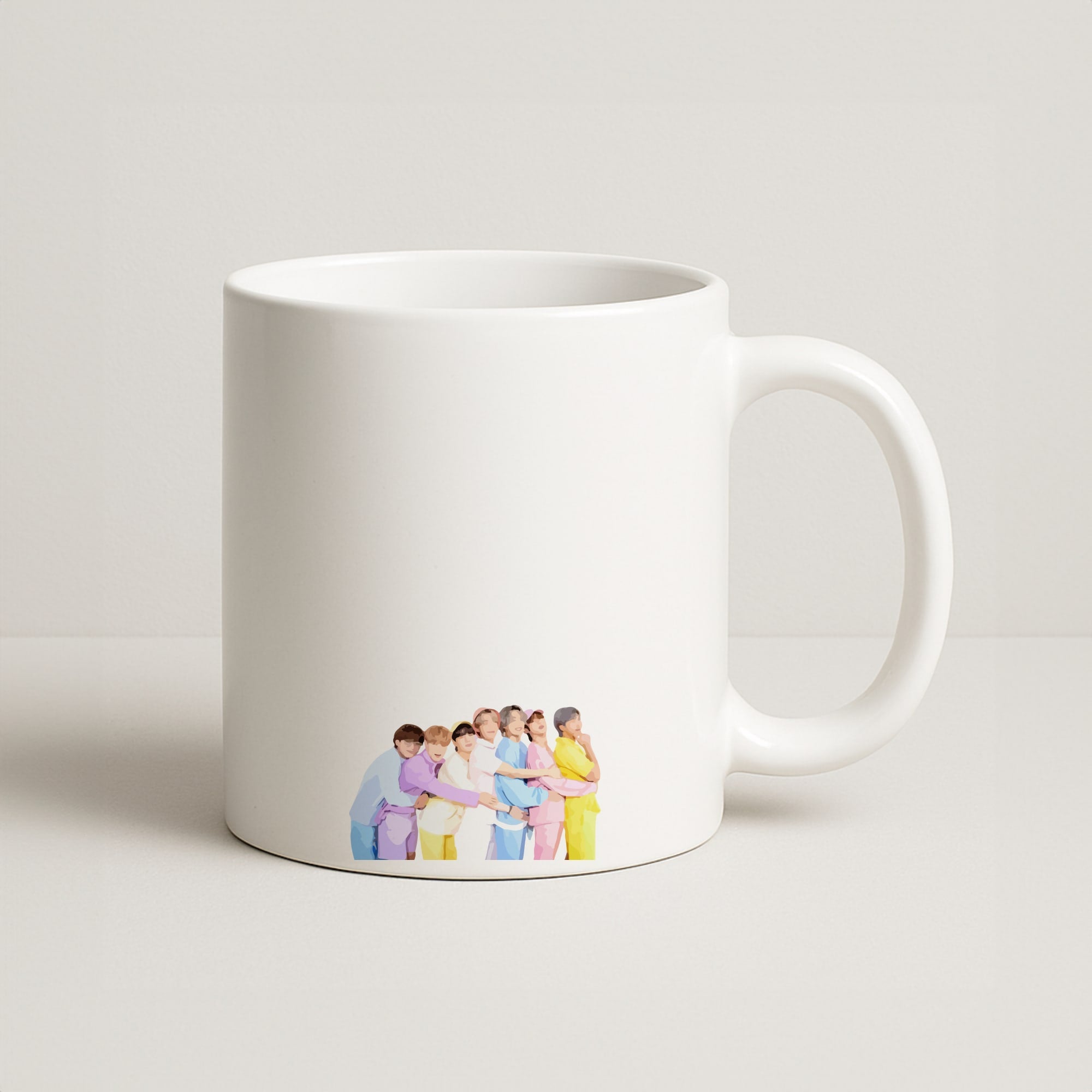 Colourful K-Pop Band Band Coffee Mug