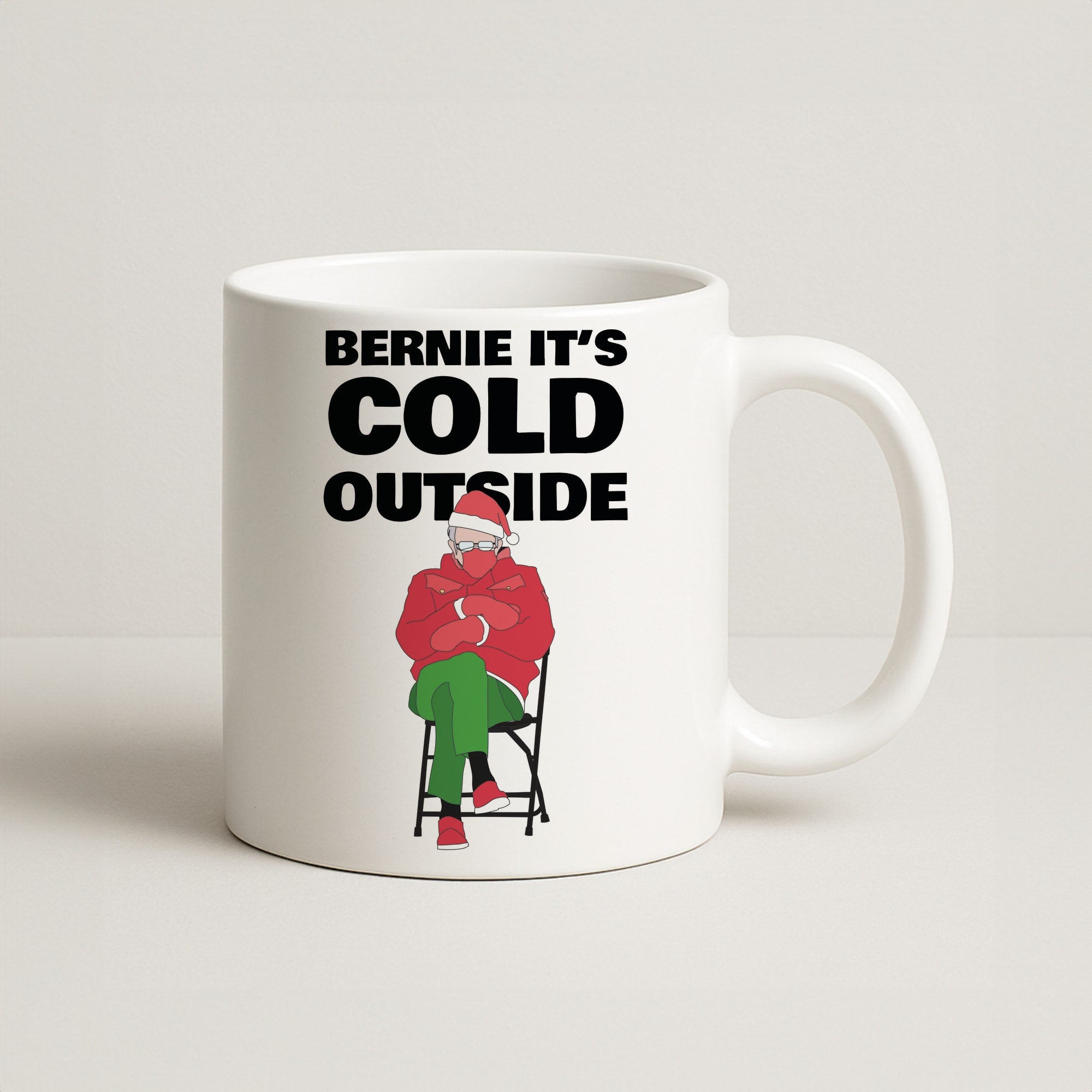 Bernie It's Cold Outside Coffee Mug