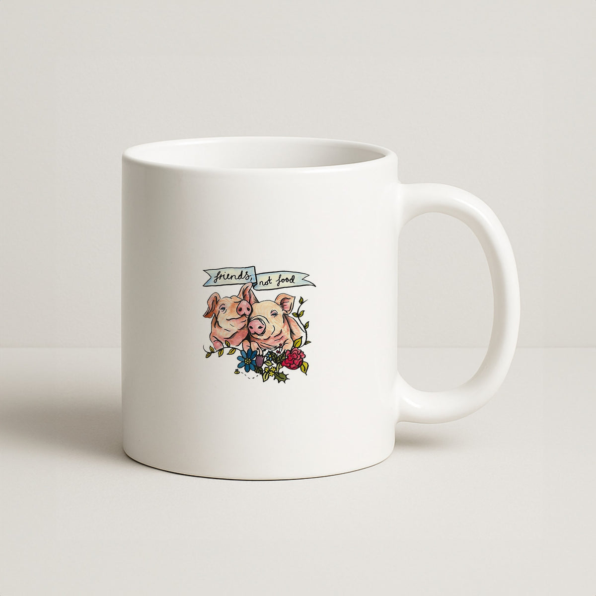 Friends Not Food - Vegan Mug