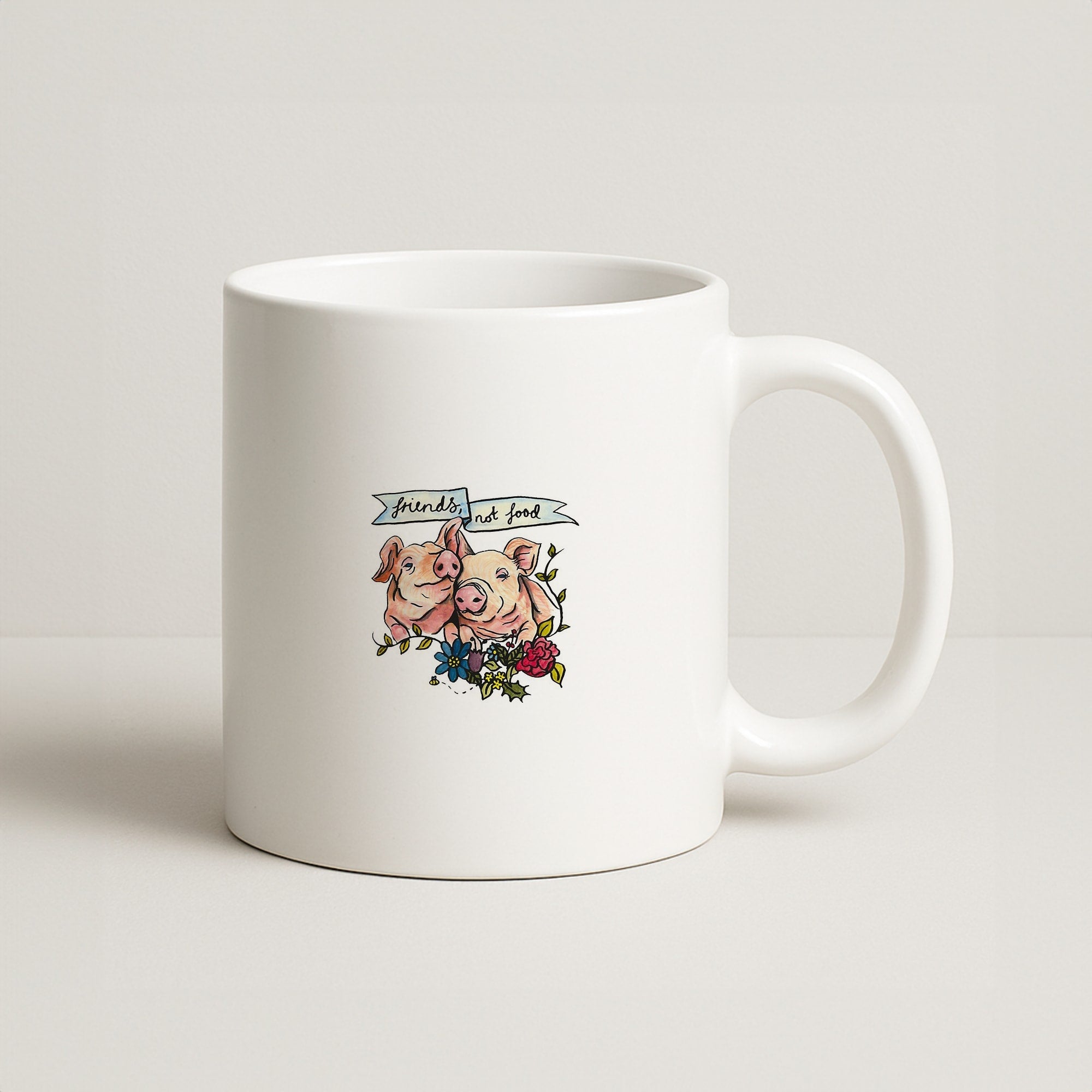 Friends Not Food - Vegan Coffee Mug