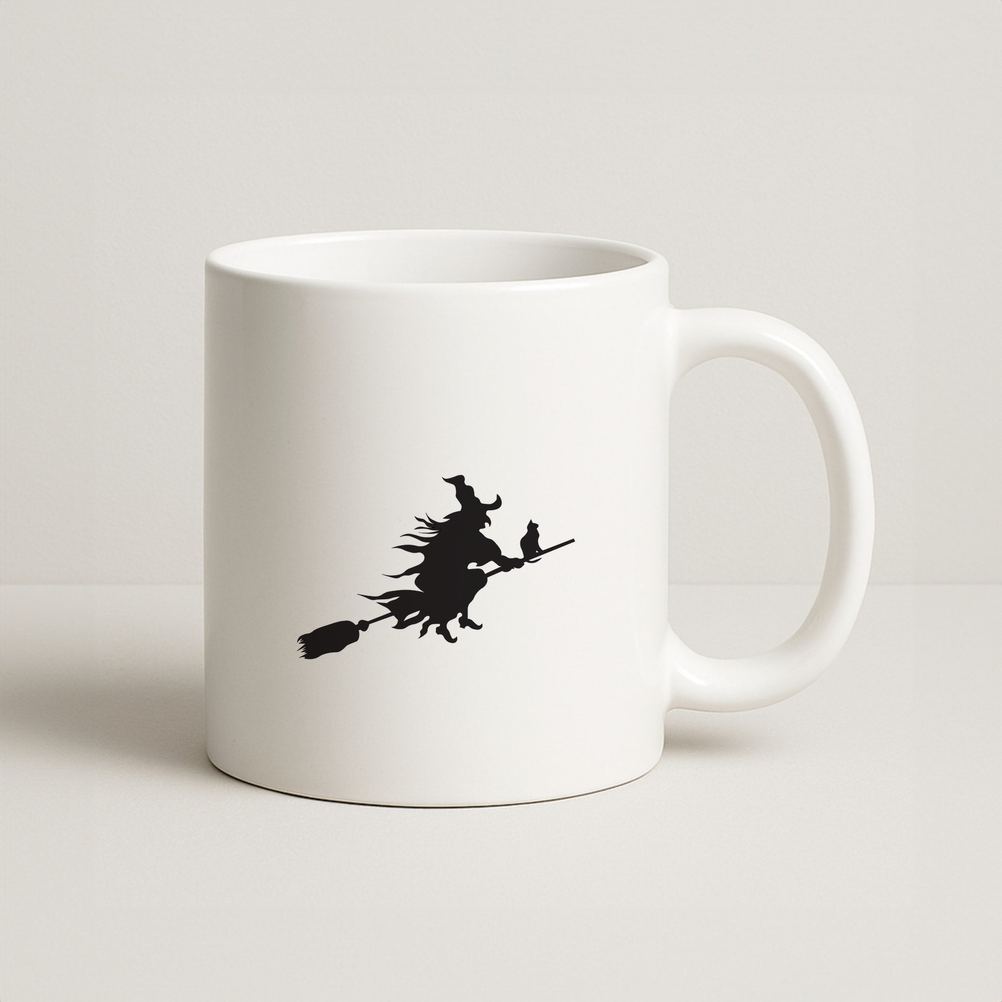 Witch And Cat - Halloween Coffee Mug