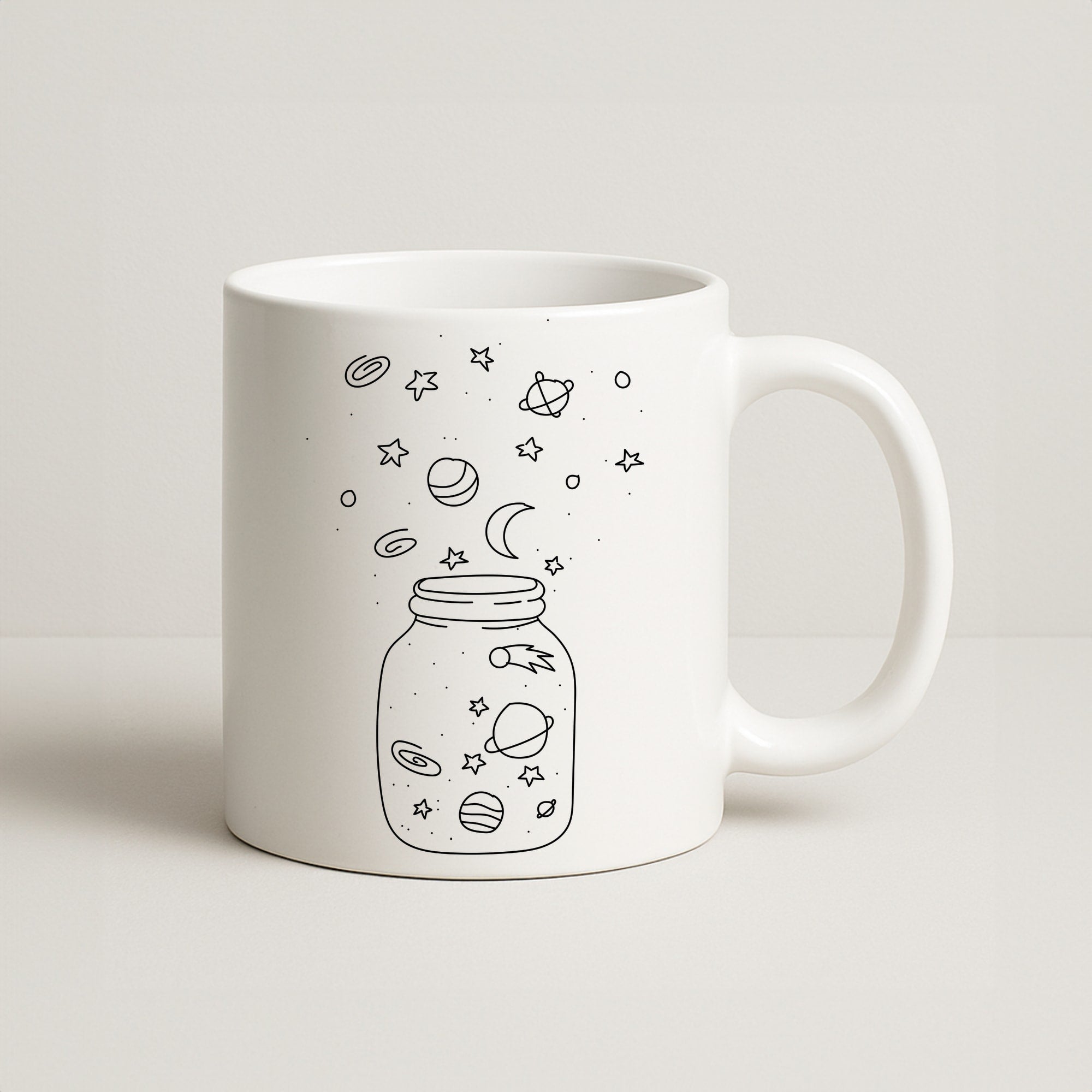 Space Jar Coffee Mug