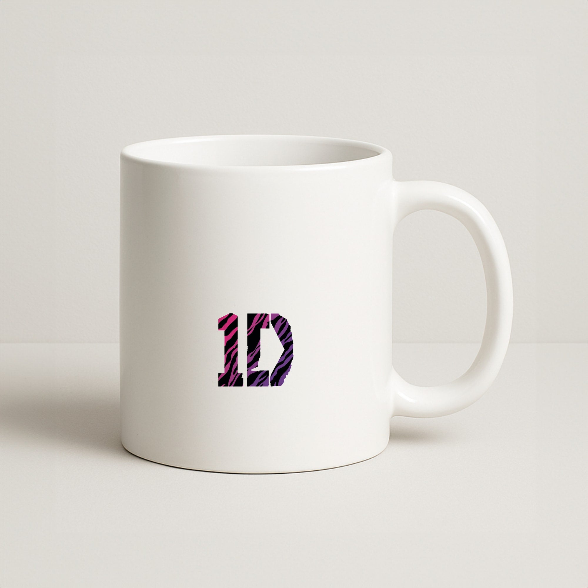 Zebra 1D Coffee Mug