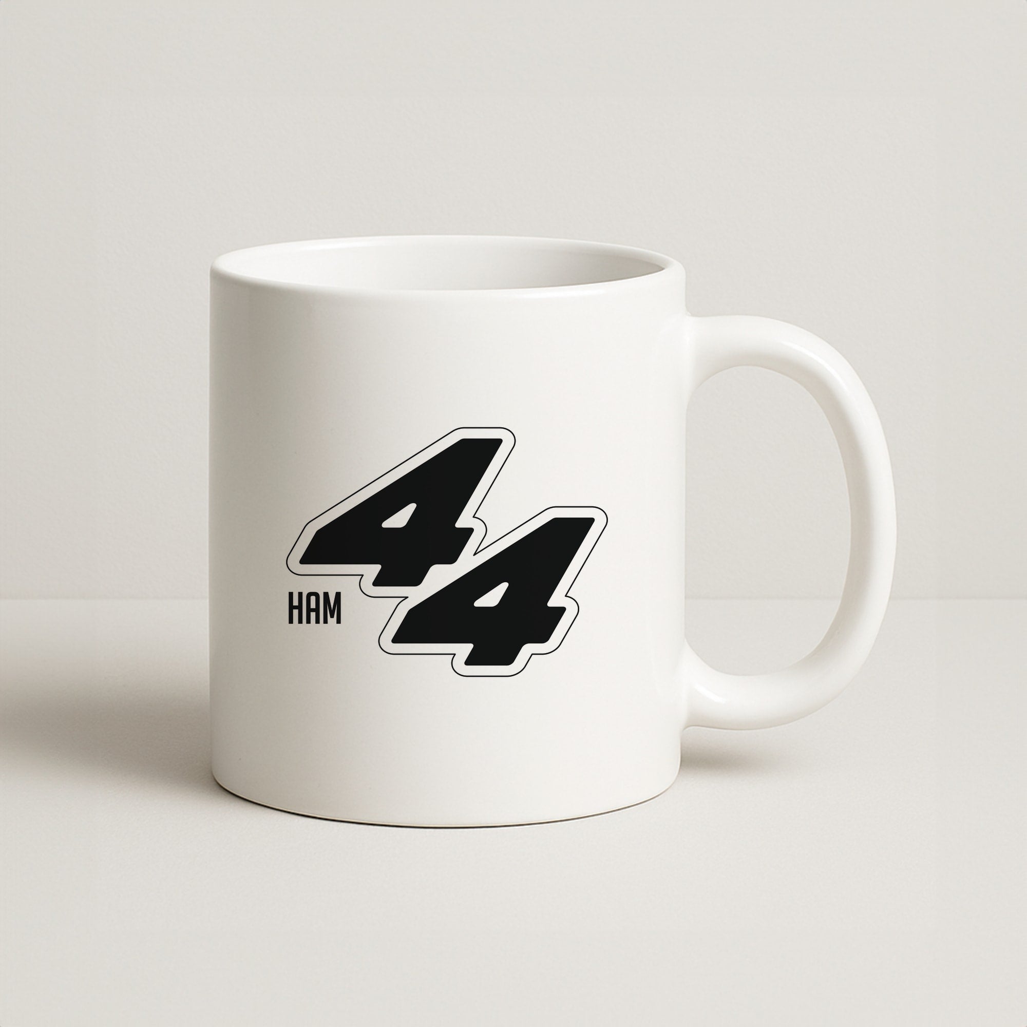 Dark Red Retro 44  Coffee Mug