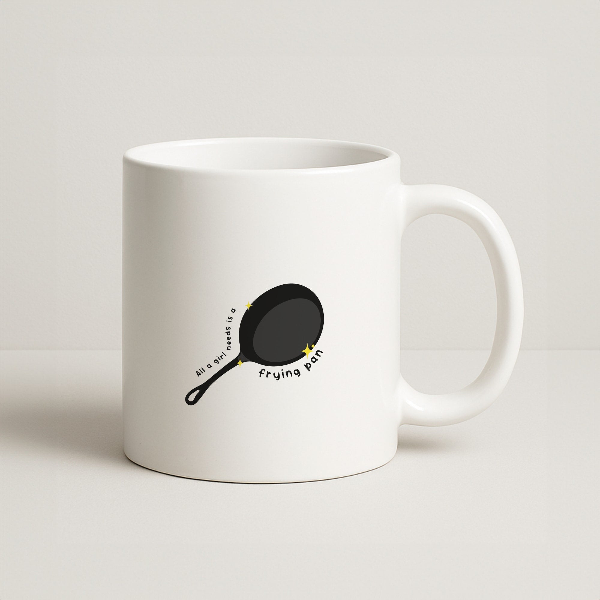 All A Girl Needs Is A Frying Pan Coffee Mug