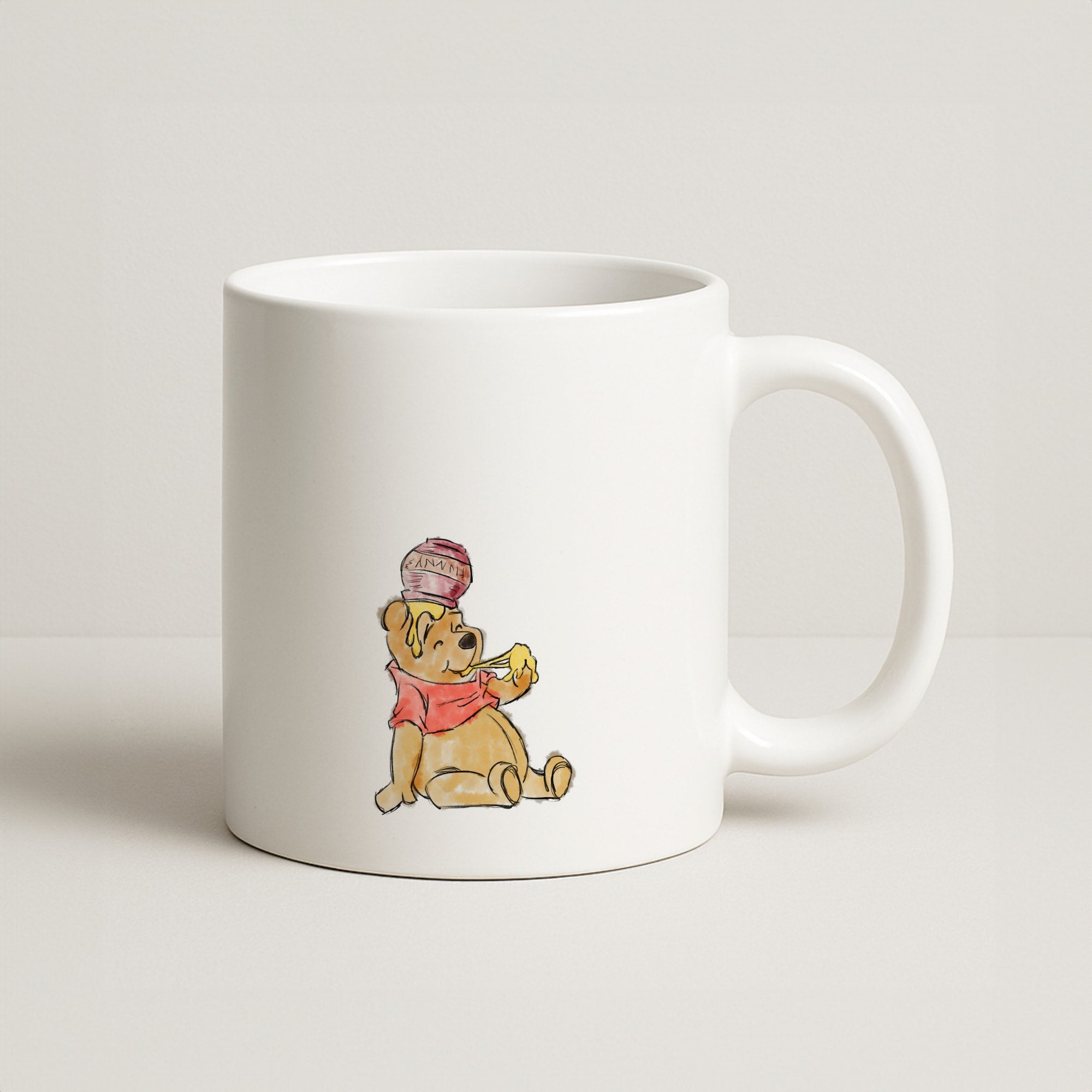 Winnie Sketch Coffee Mug