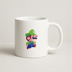 Running Luigi - Mario Coffee Mug