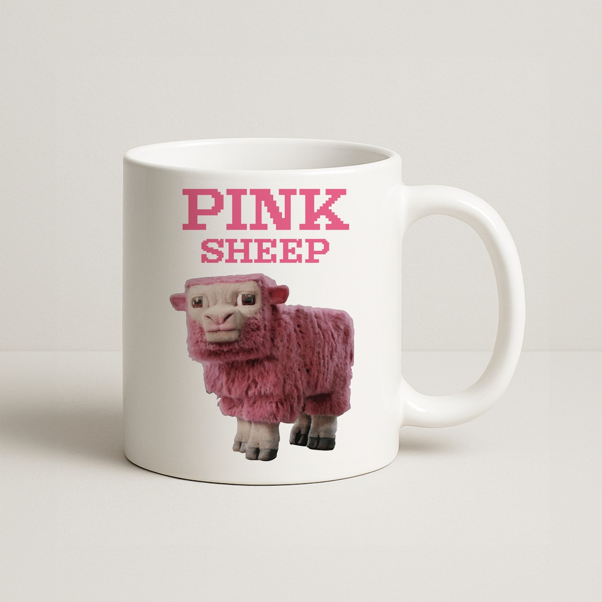 Pink Sheep Coffee Mug