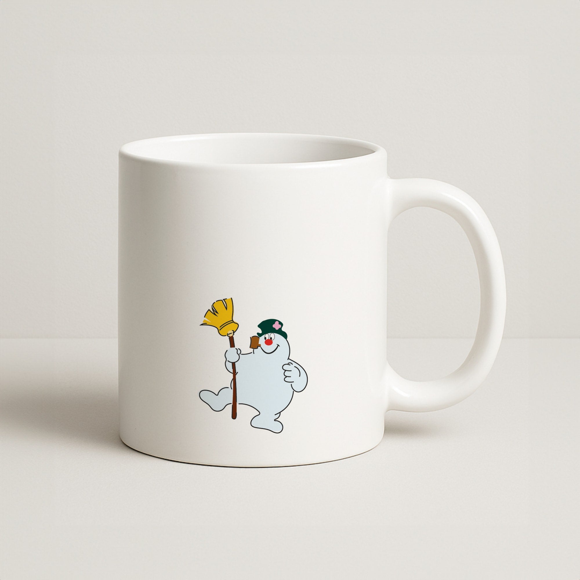 Broom - Snowman Coffee Mug
