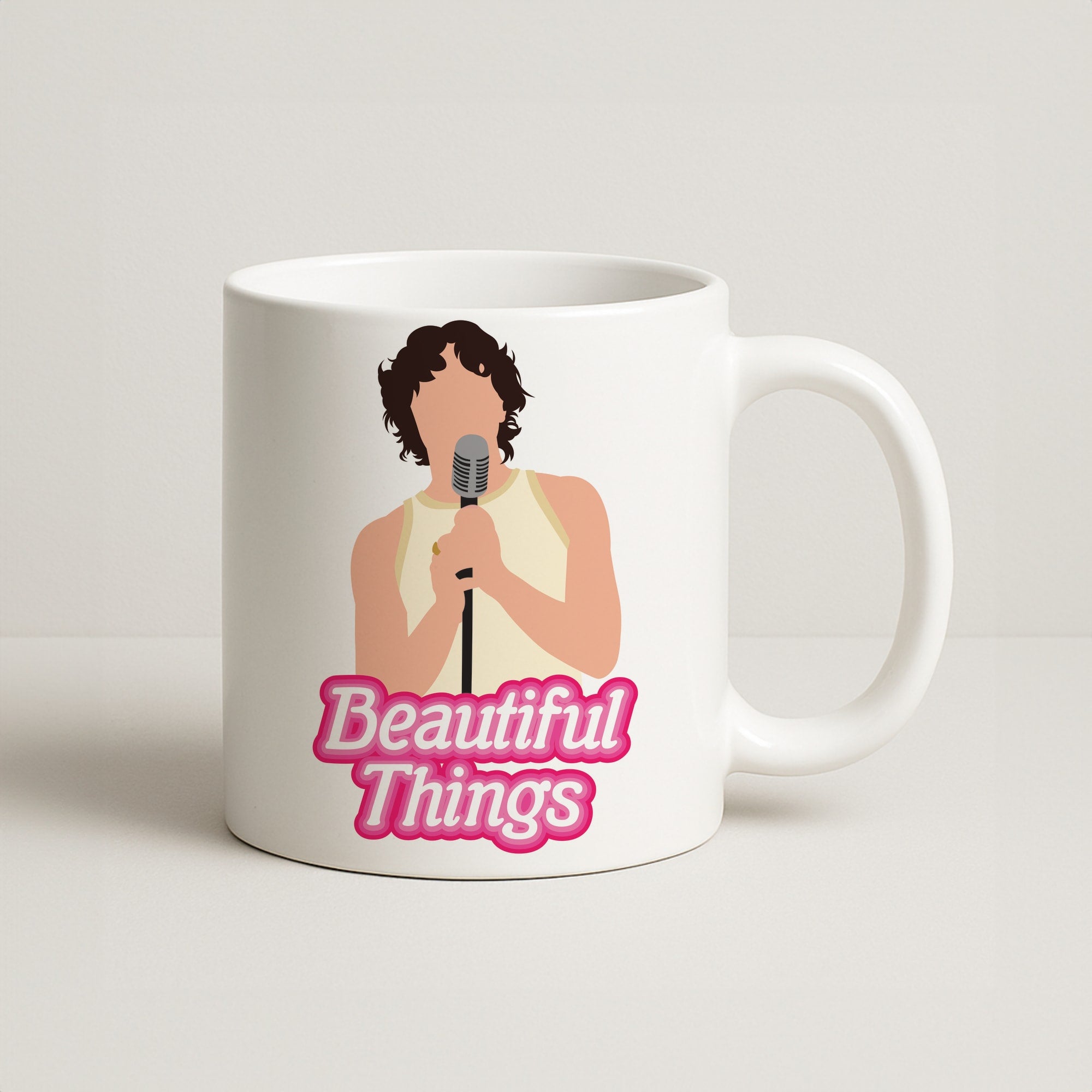 Neon Pink Beautiful Things Coffee Mug