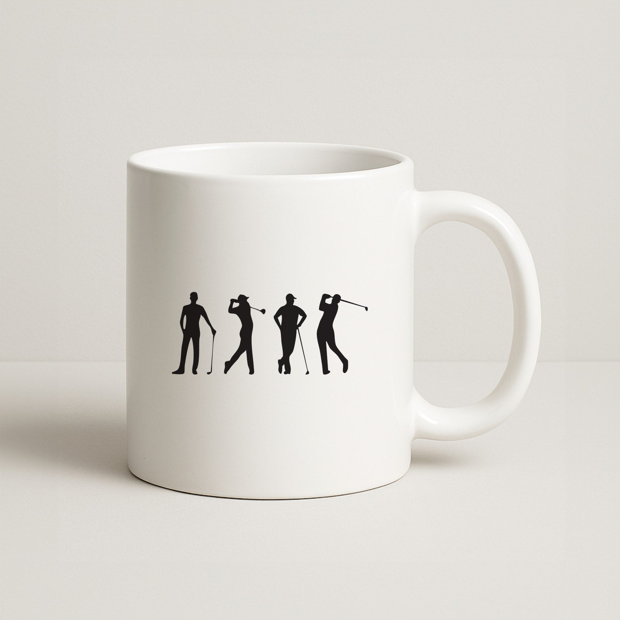 Golf Silhouettes Coffee Mug