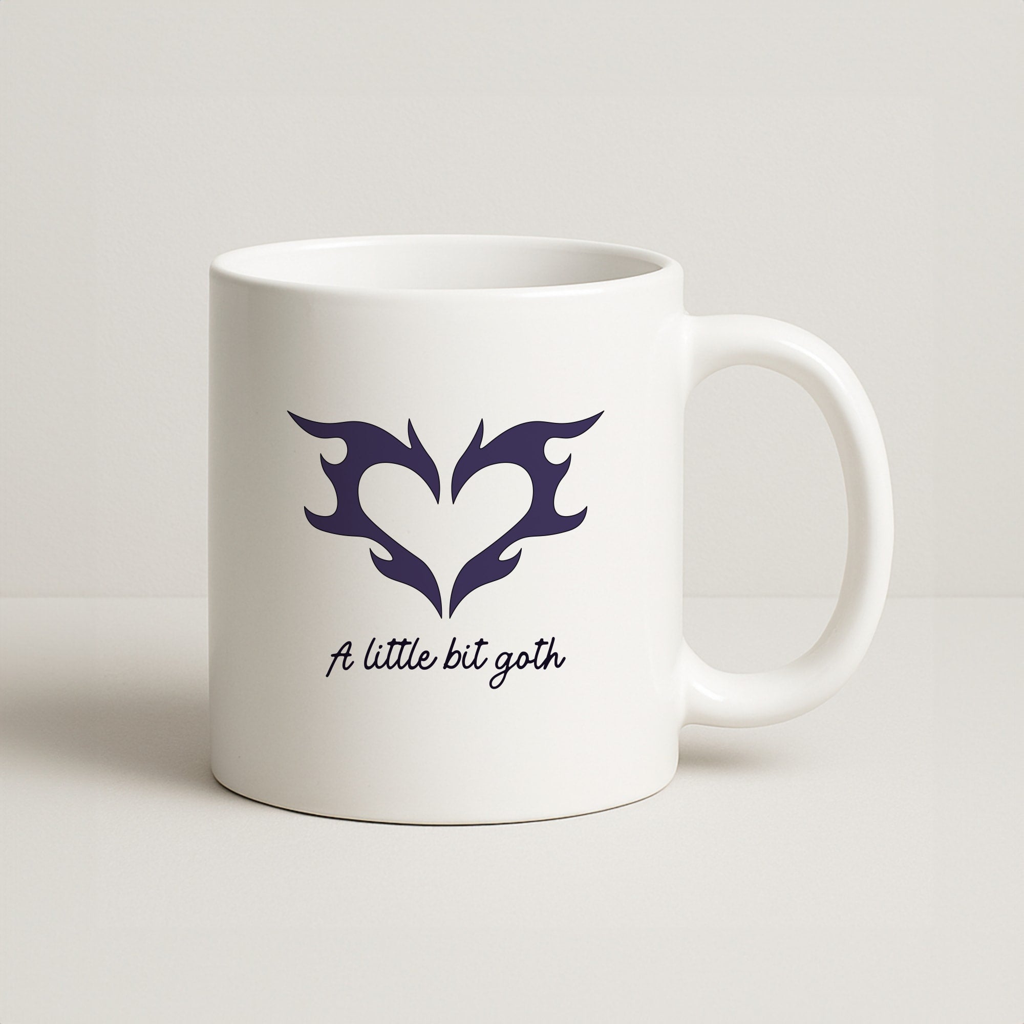 A Little Bit Goth Purple Coffee Mug