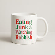 Eating Junk & Watching Rubbish Mug 1
