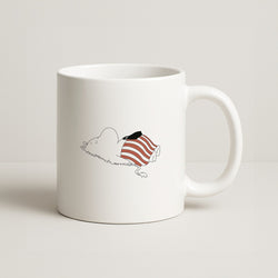 Moom On Grass Coffee Mug