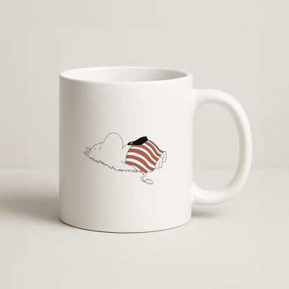 Moom On Grass Coffee Mug