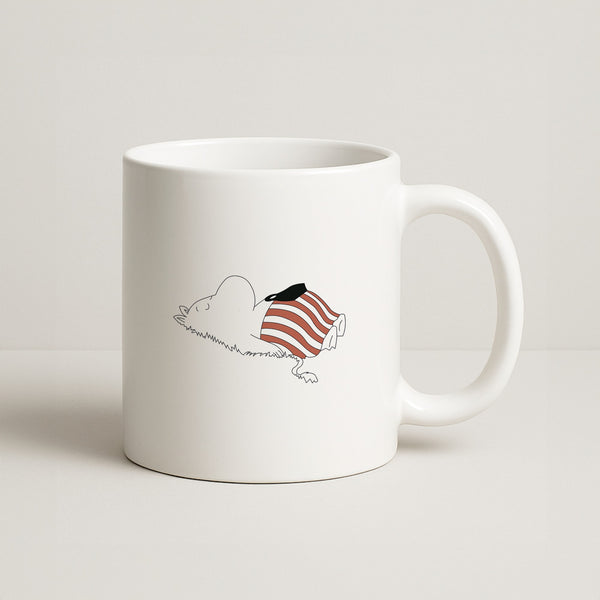 Moom On Grass Coffee Mug