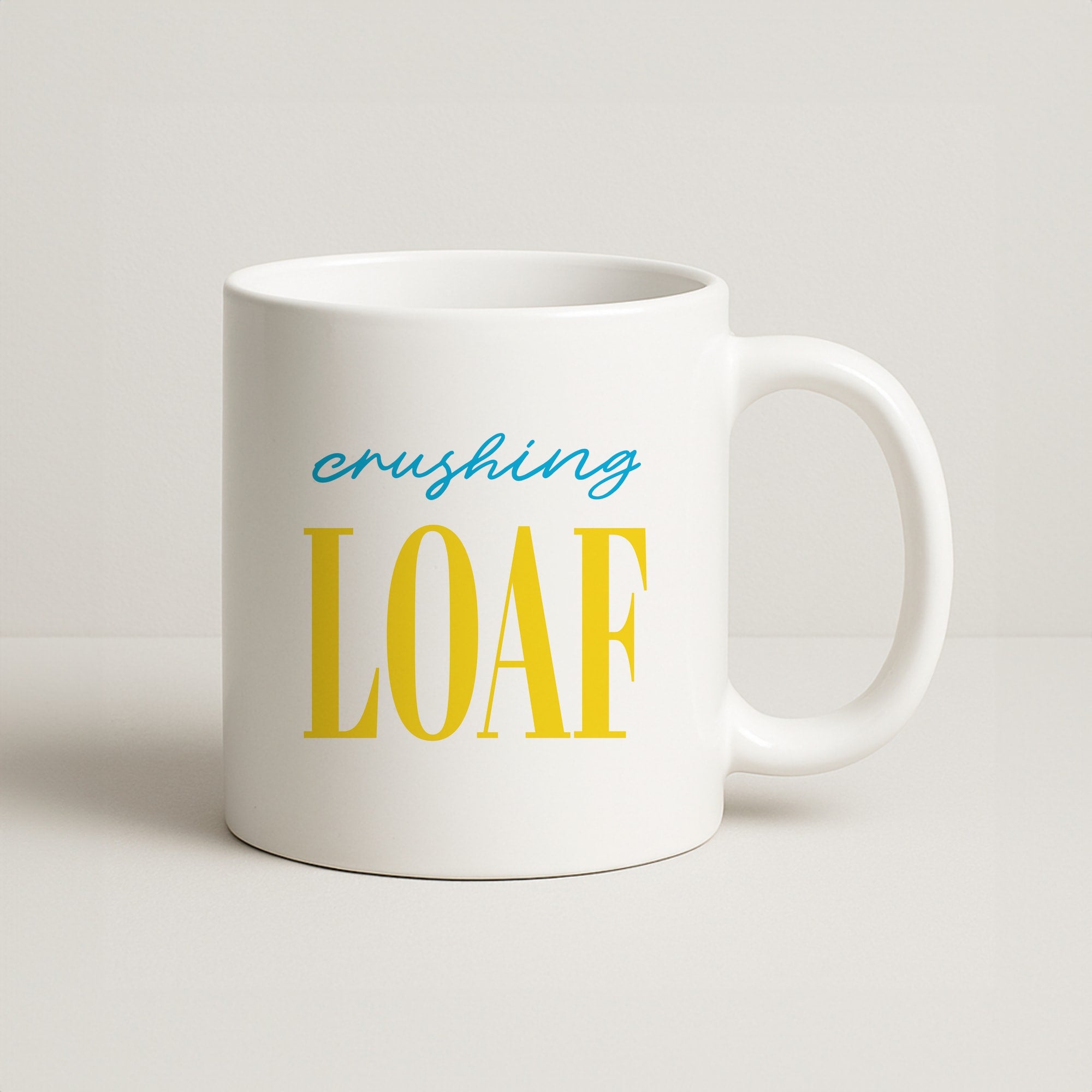 Crushing Loaf Blue Coffee Mug