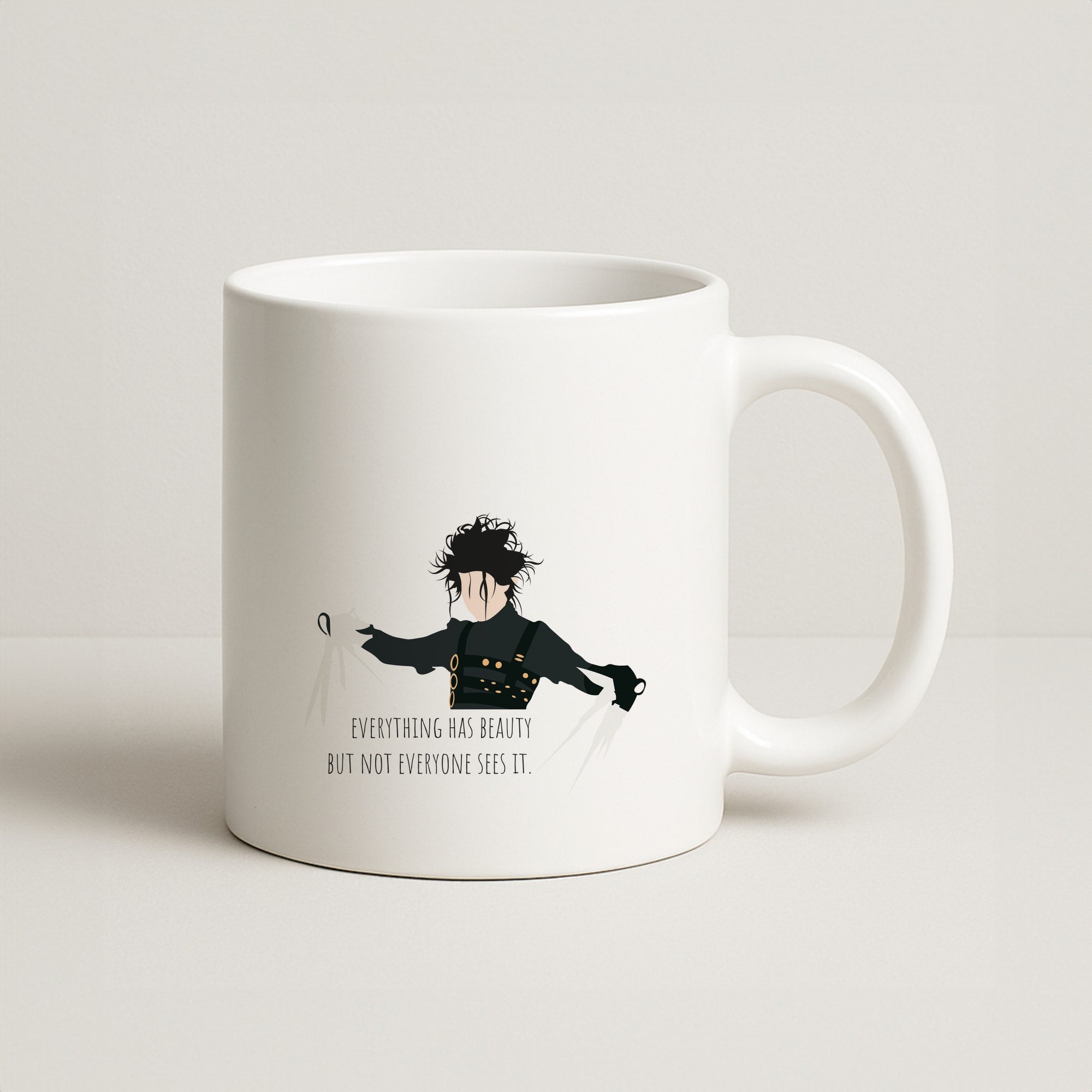 Everything Has Beauty - Scissorhands Coffee Mug