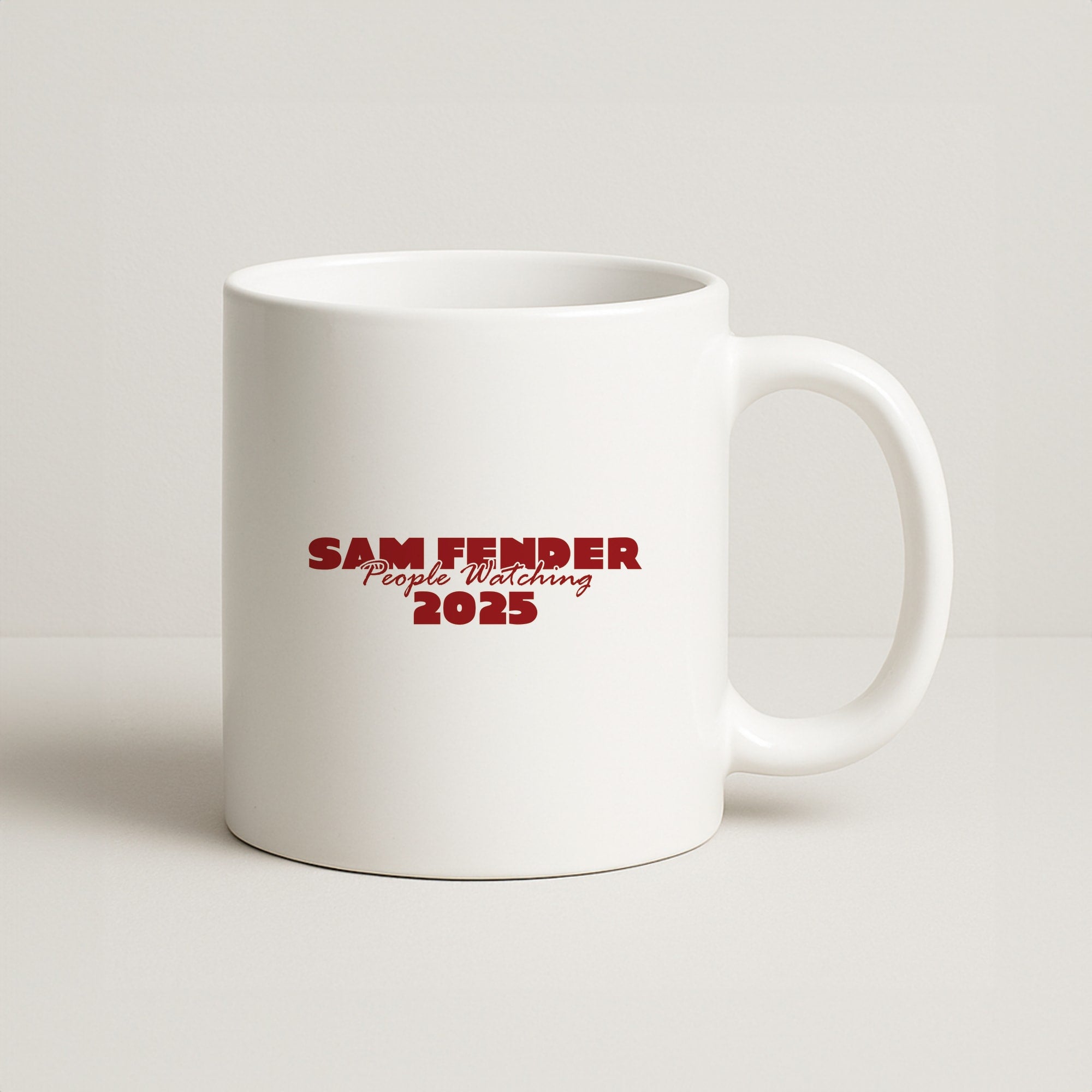 Stripes People Watching 2025 Coffee Mug